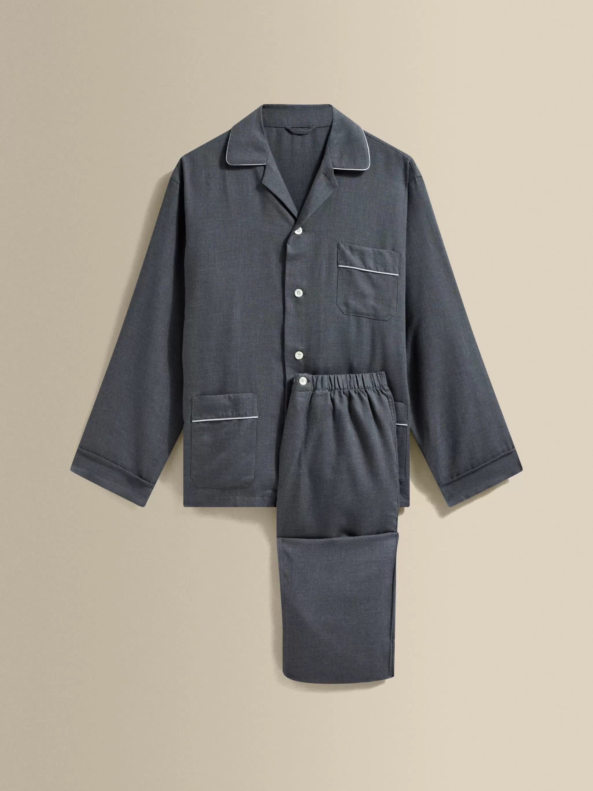 Thom Sweeney Loungewear*Brushed Cotton Pyjamas