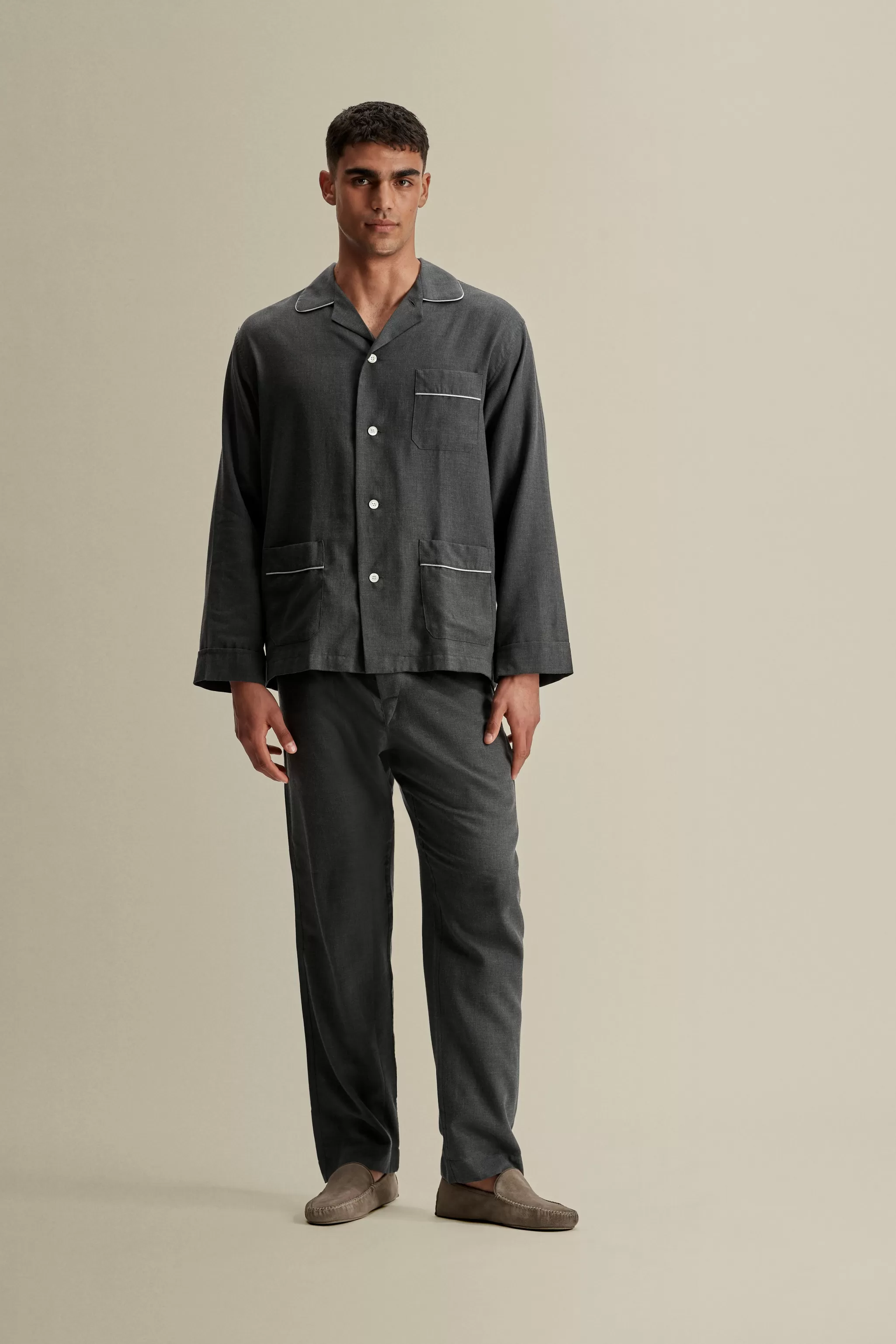Thom Sweeney Loungewear*Brushed Cotton Pyjamas