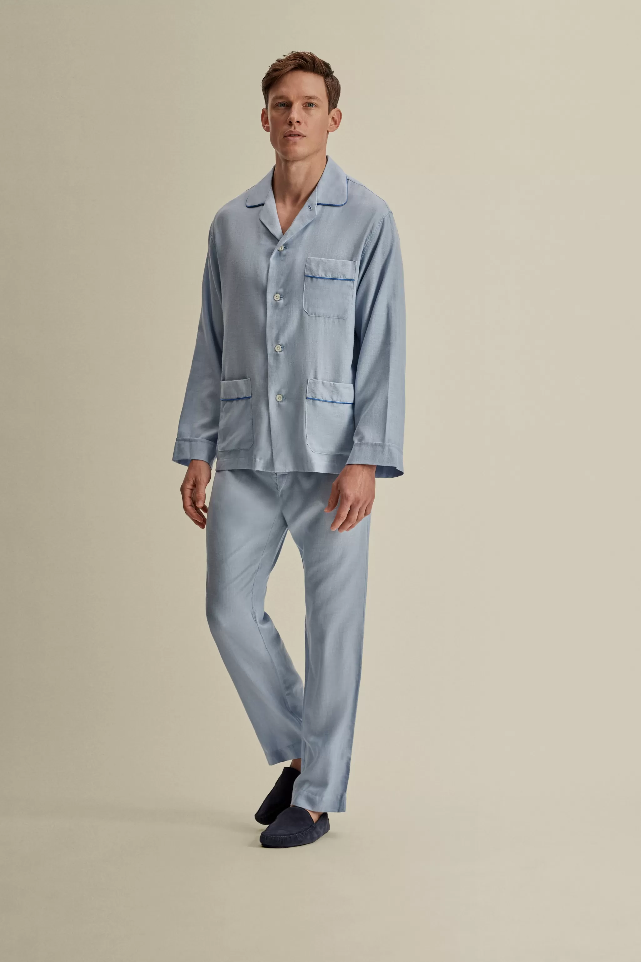 Thom Sweeney Loungewear*Brushed Cotton Pyjamas