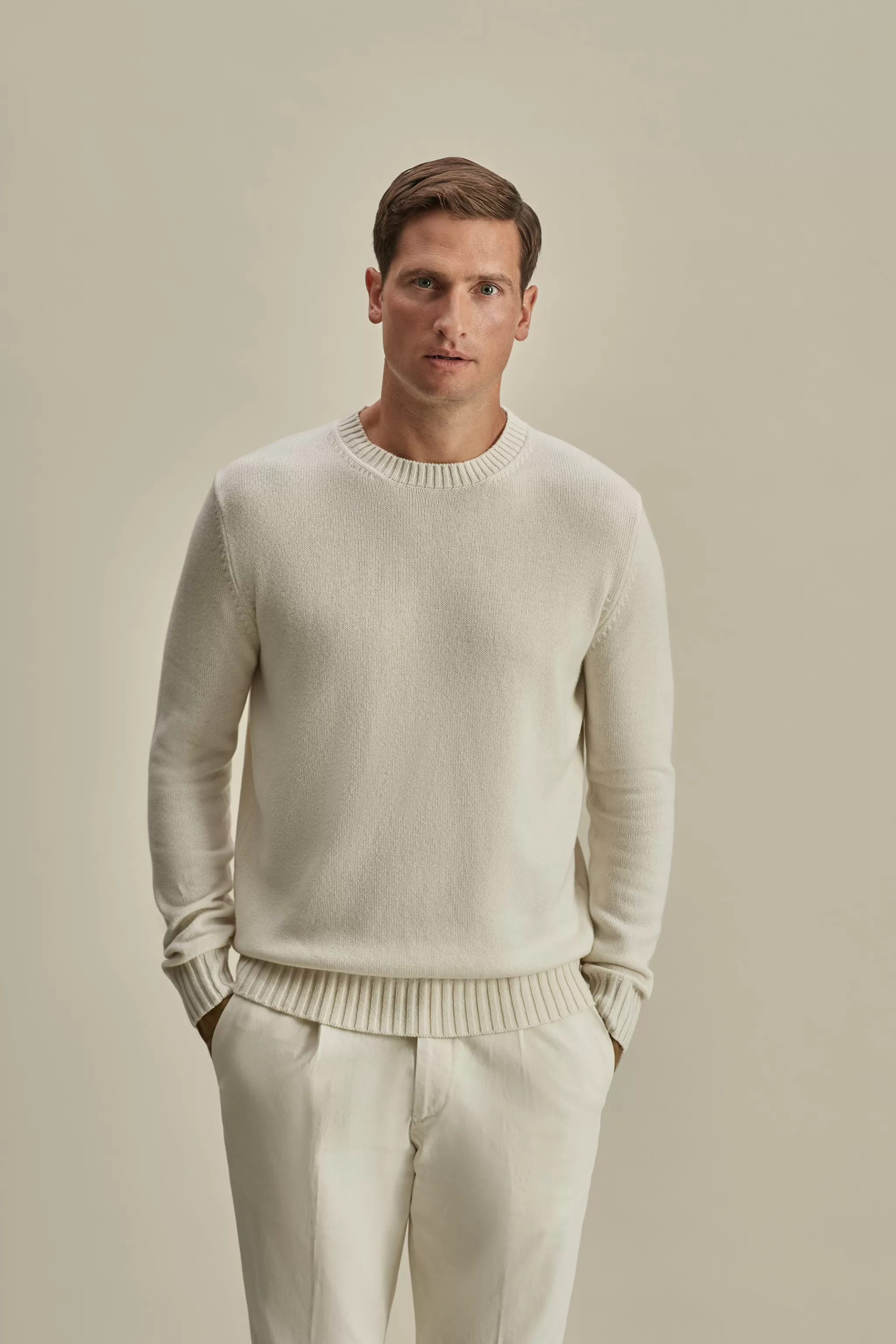 Thom Sweeney Knitwear*Cashmere Crew Neck Sweater