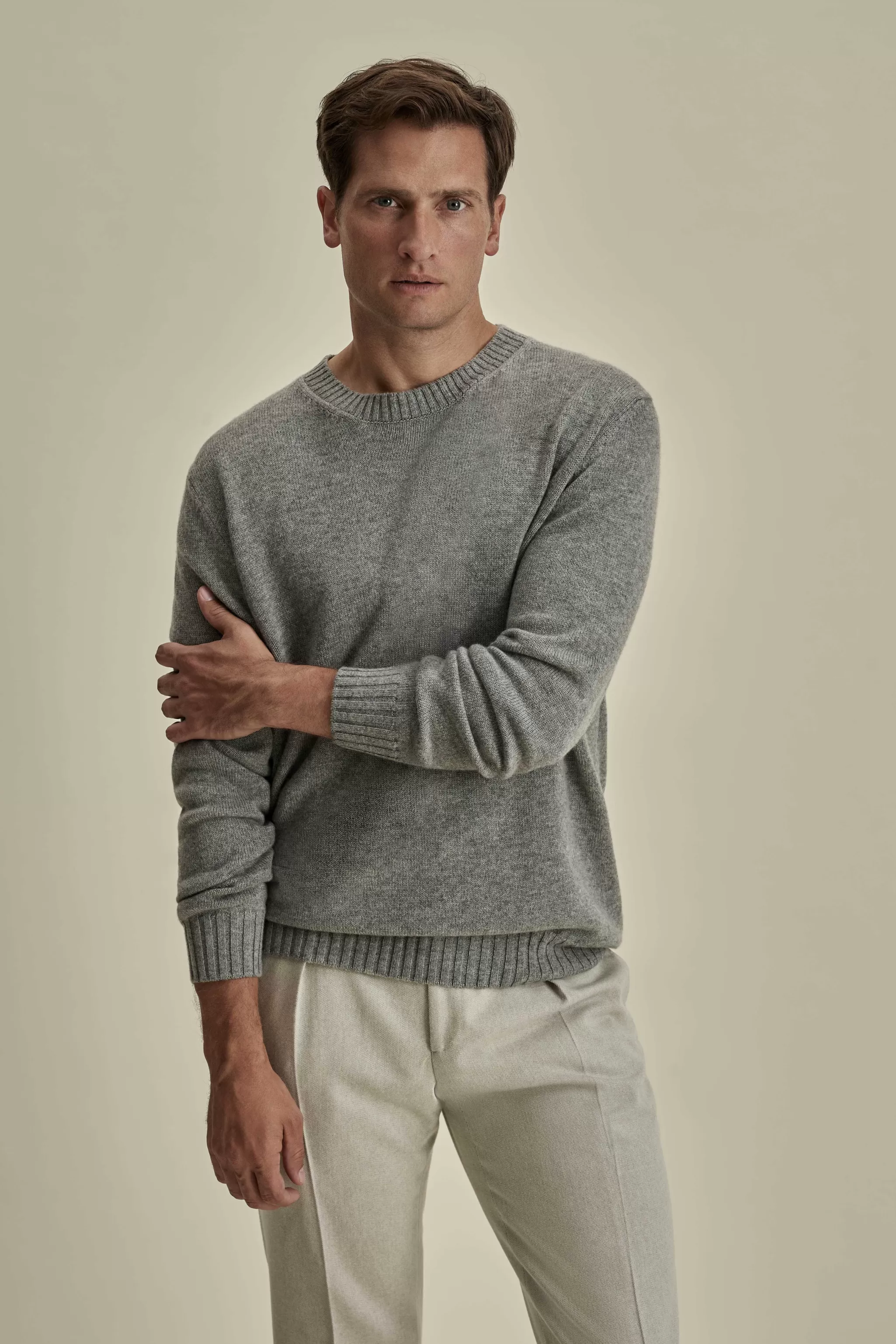 Thom Sweeney Knitwear*Cashmere Crew Neck Sweater