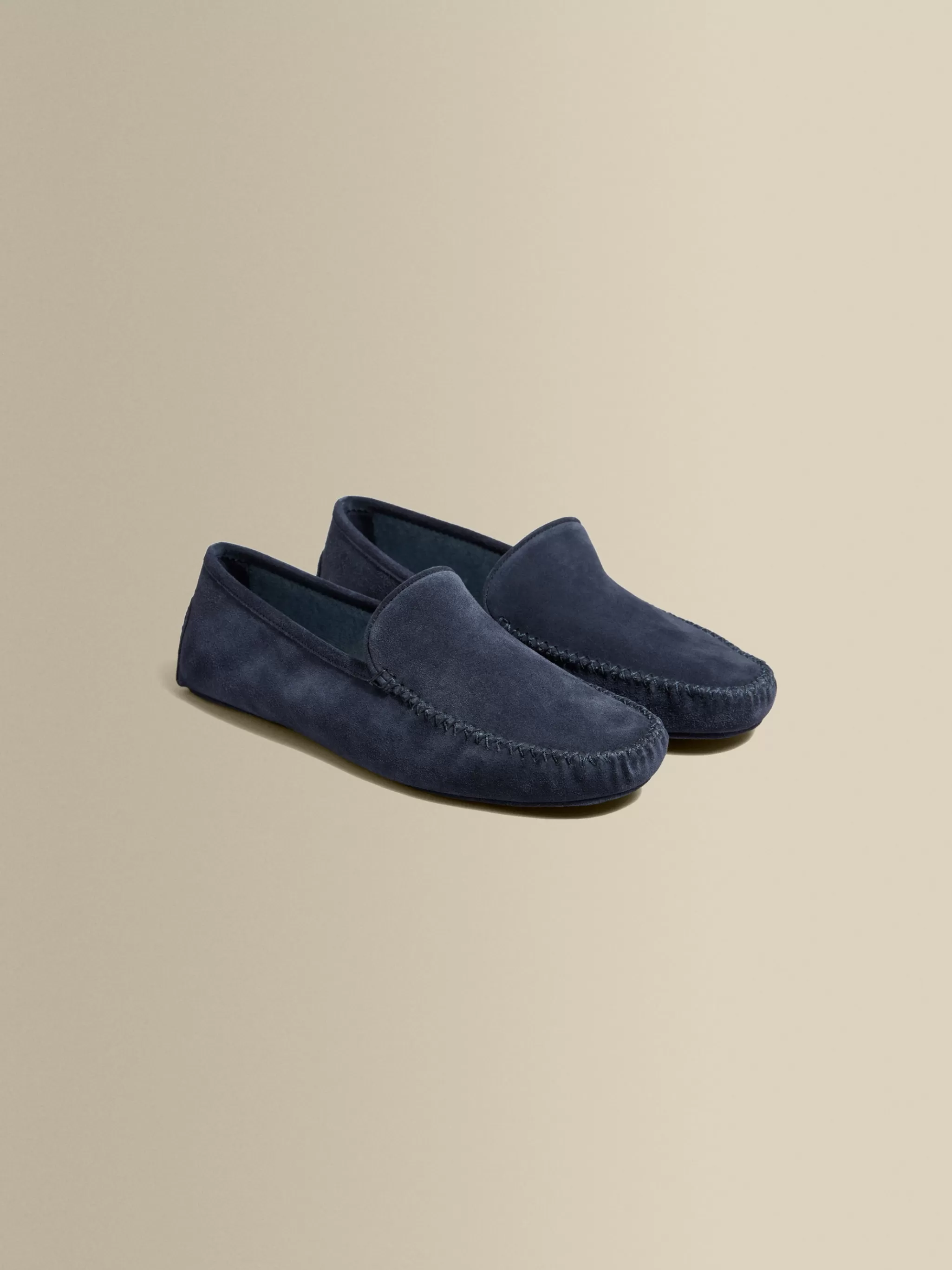 Thom Sweeney Shoes | Accessories*Cashmere Lined Suede Slippers