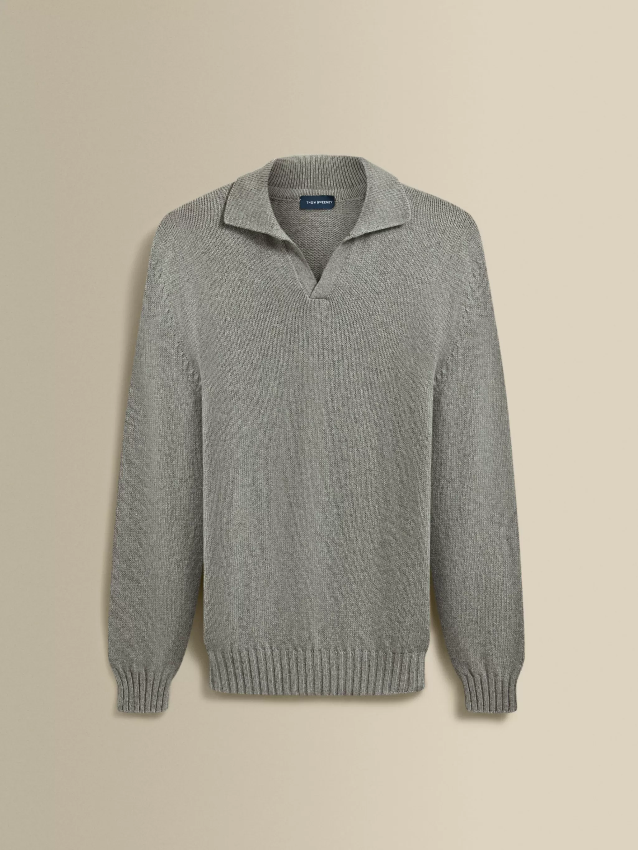 Thom Sweeney T-Shirts & Polos | Knitwear*Cashmere Long Sleeve Skipper Polo Shirt