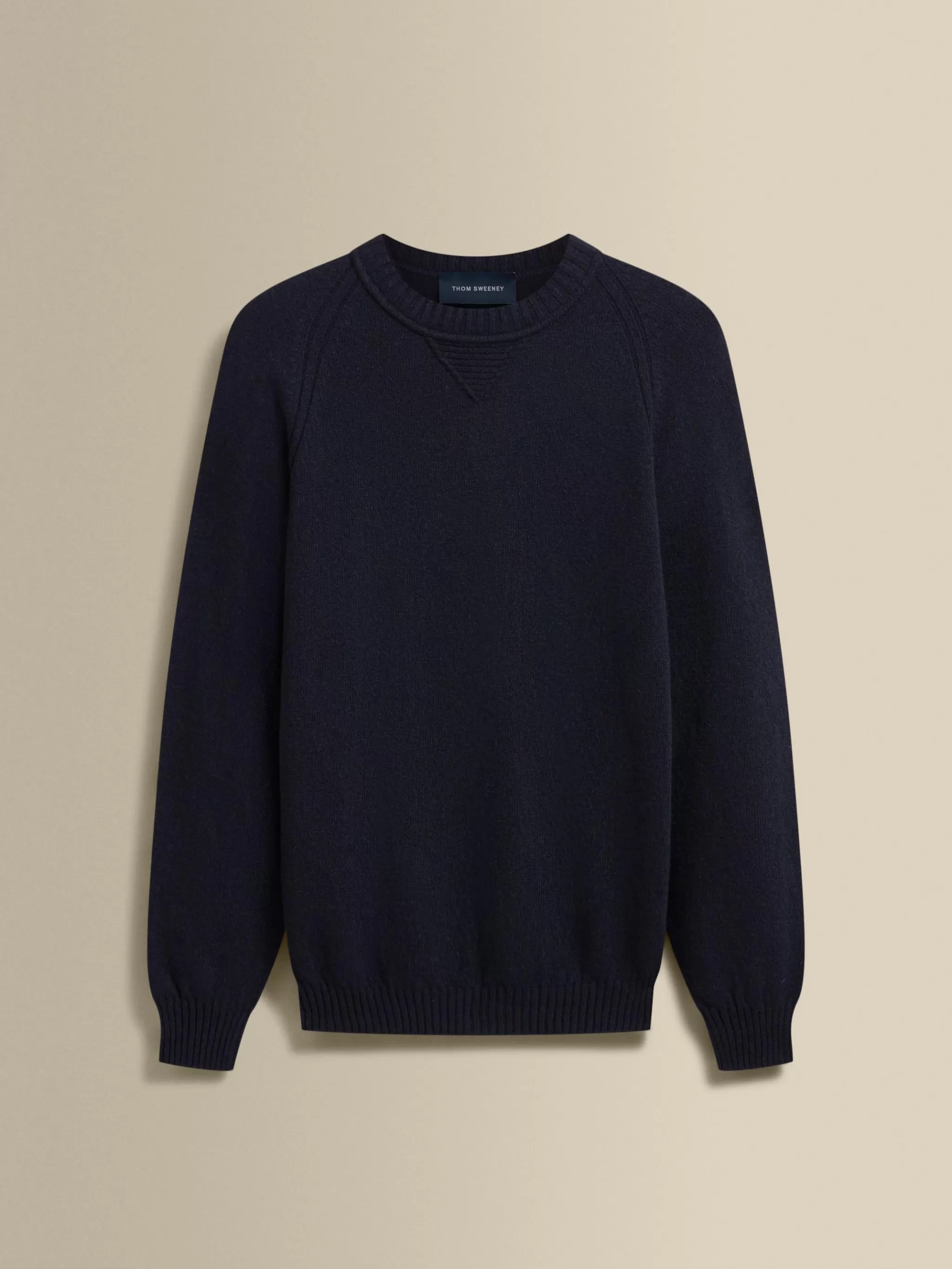 Thom Sweeney Knitwear*Cashmere Raglan Crew Neck Sweater