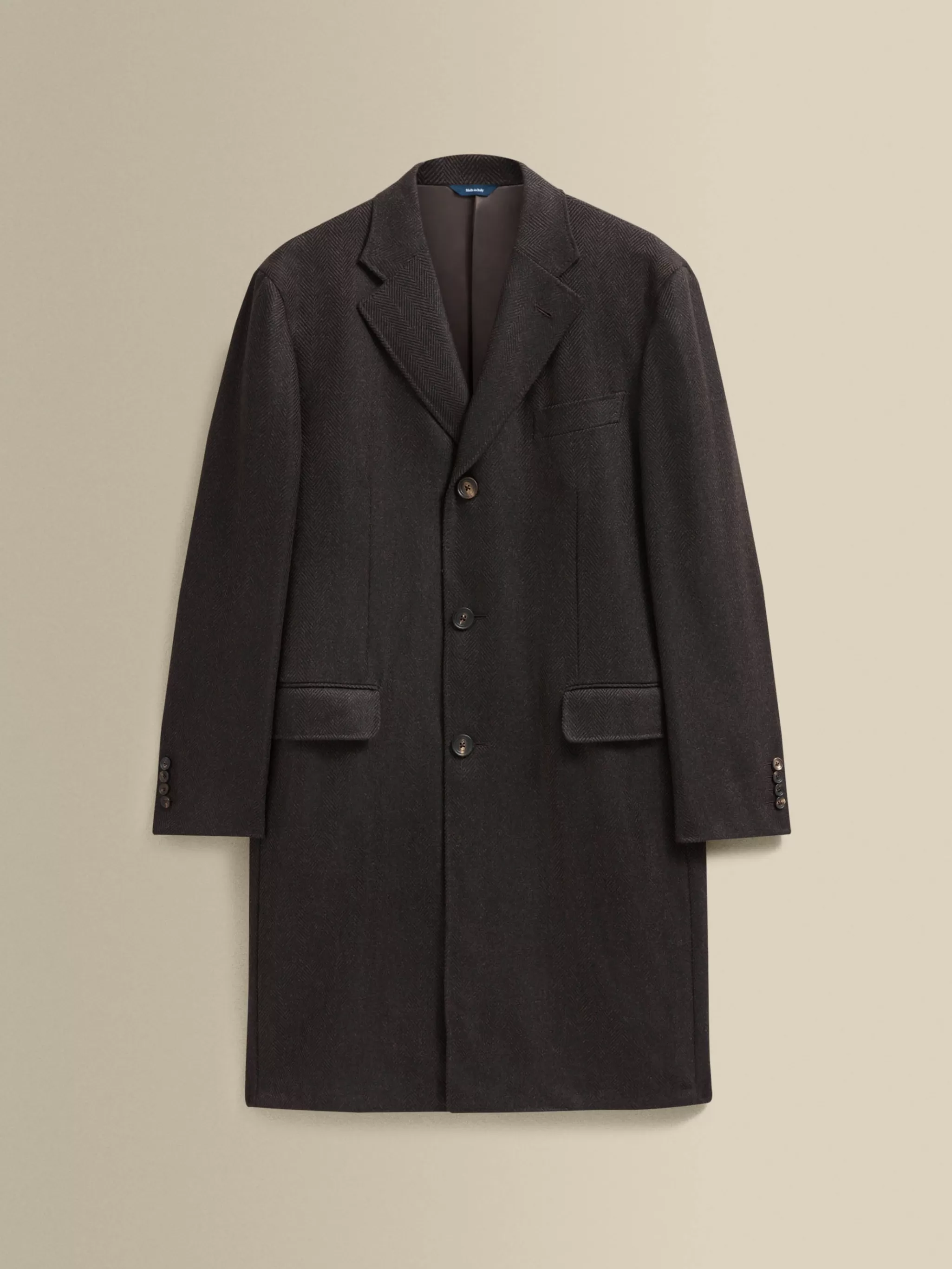 Thom Sweeney Outerwear | Tailoring*Cashmere Unstructured Single Breasted Overcoat