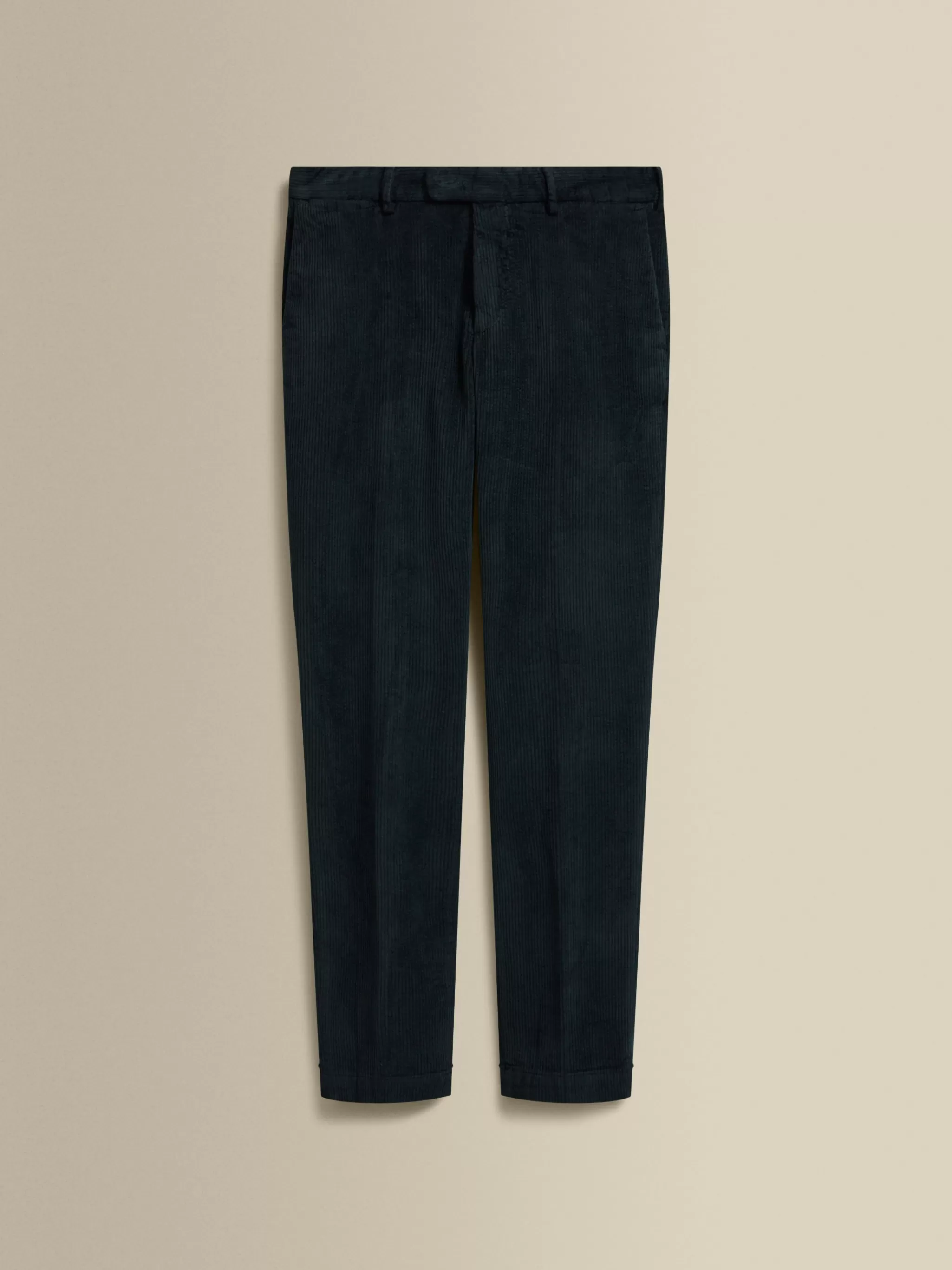 Thom Sweeney Trousers & Shorts*Corduroy Easy Fit Flat Front Chinos