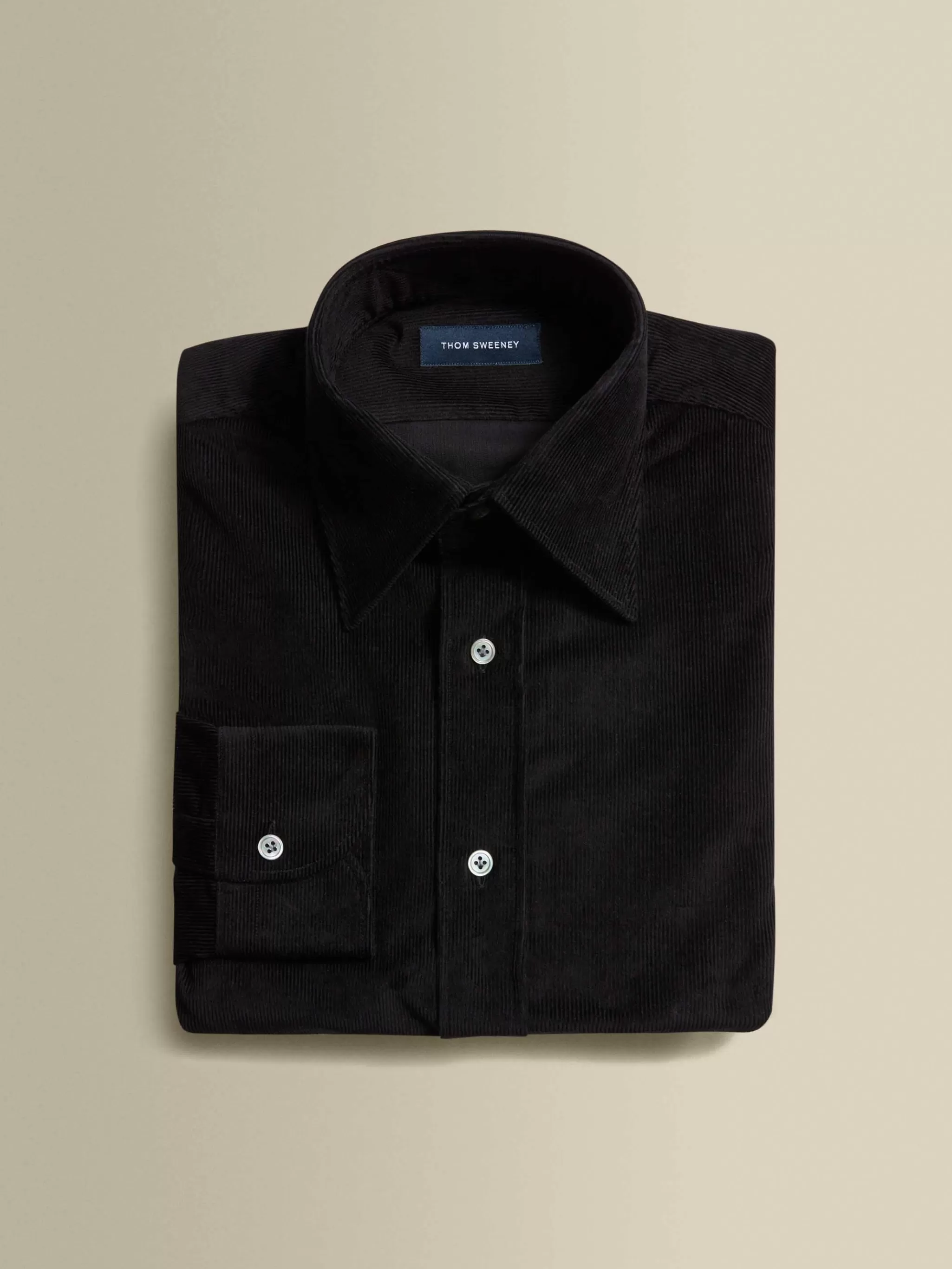 Thom Sweeney Shirts*Corduroy Point Collar Shirt
