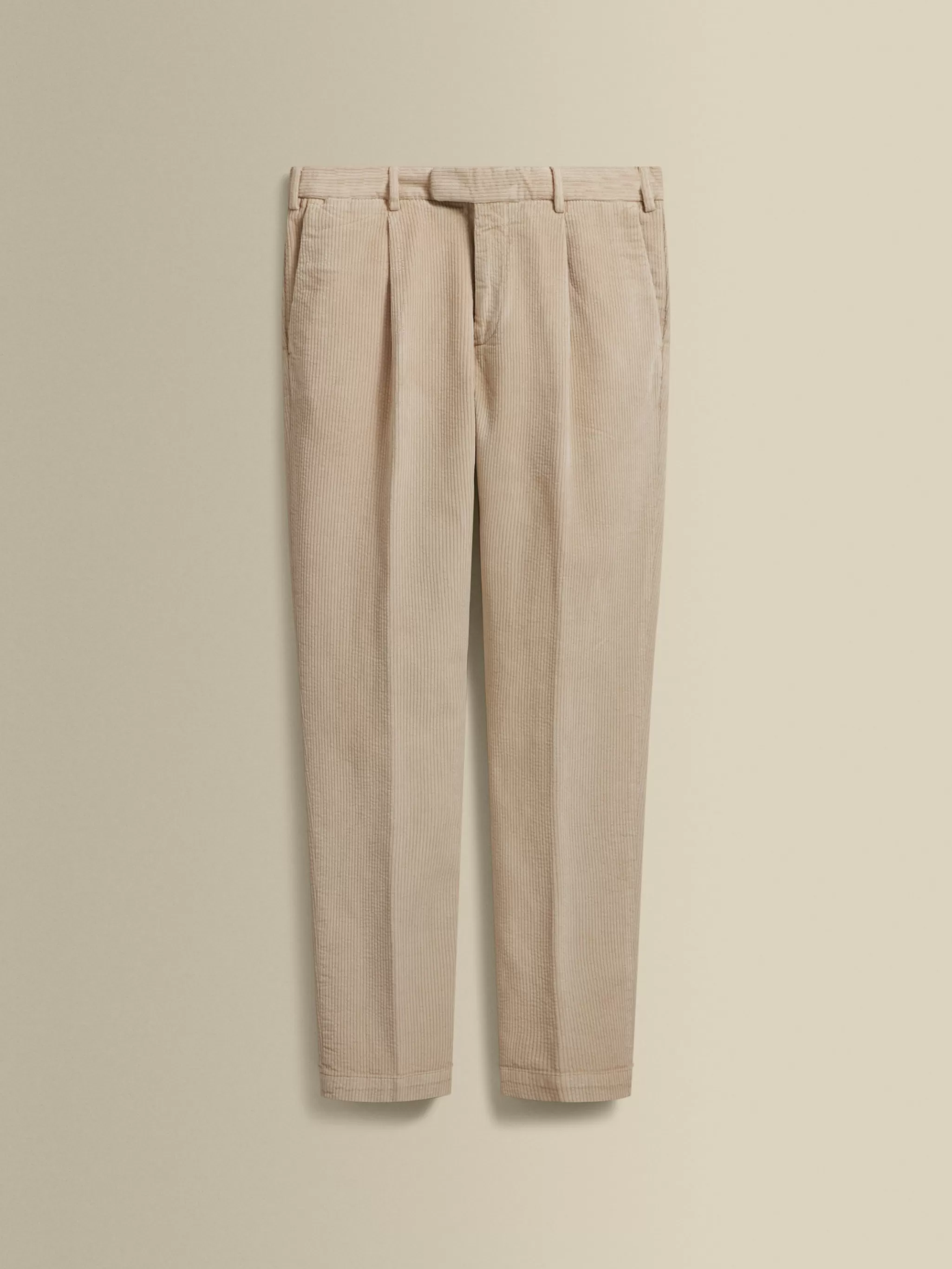Thom Sweeney Trousers & Shorts*Corduroy Single Pleat Chinos