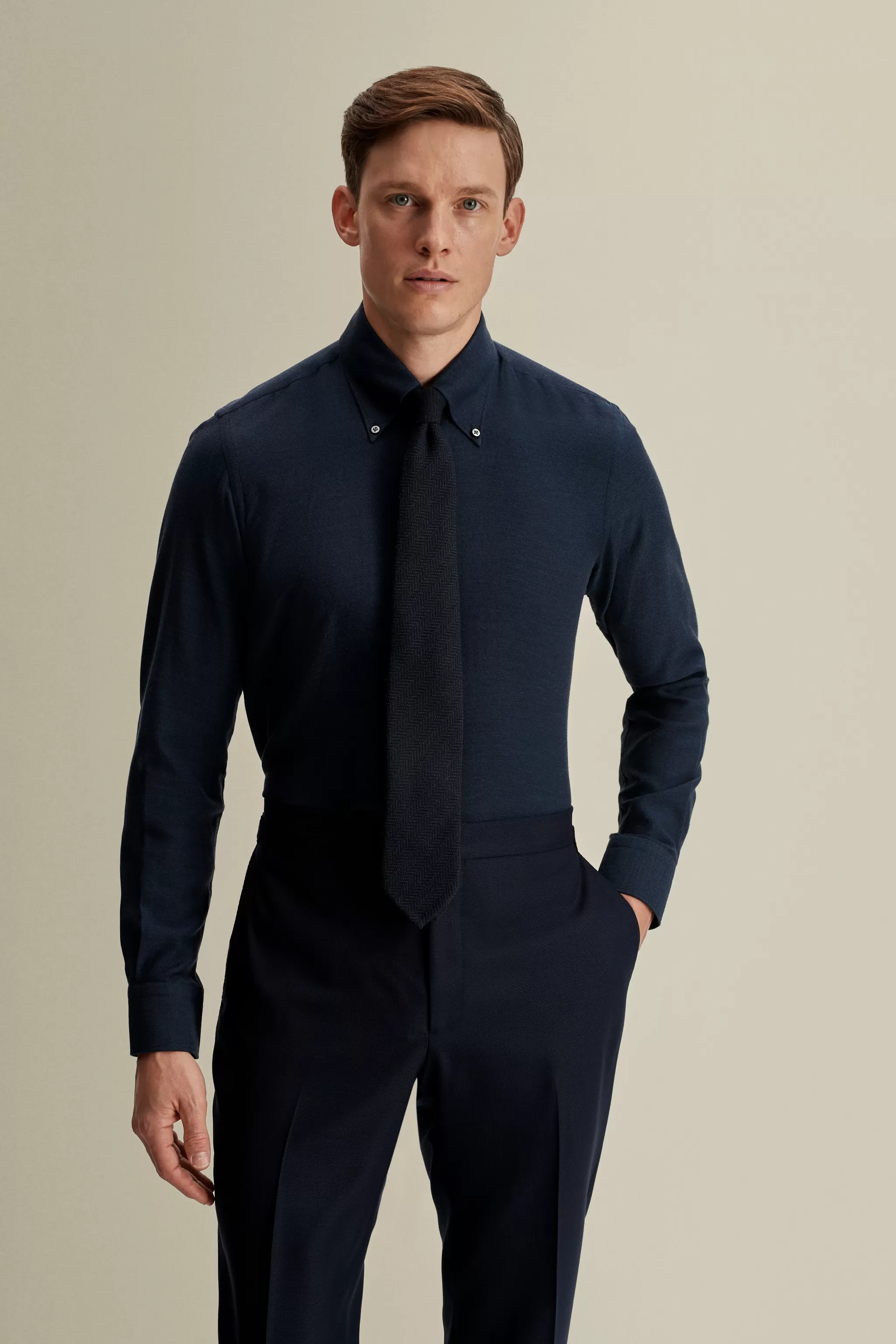 Thom Sweeney Shirts*Cotton Cashmere Casual Button Down Oxford Shirt