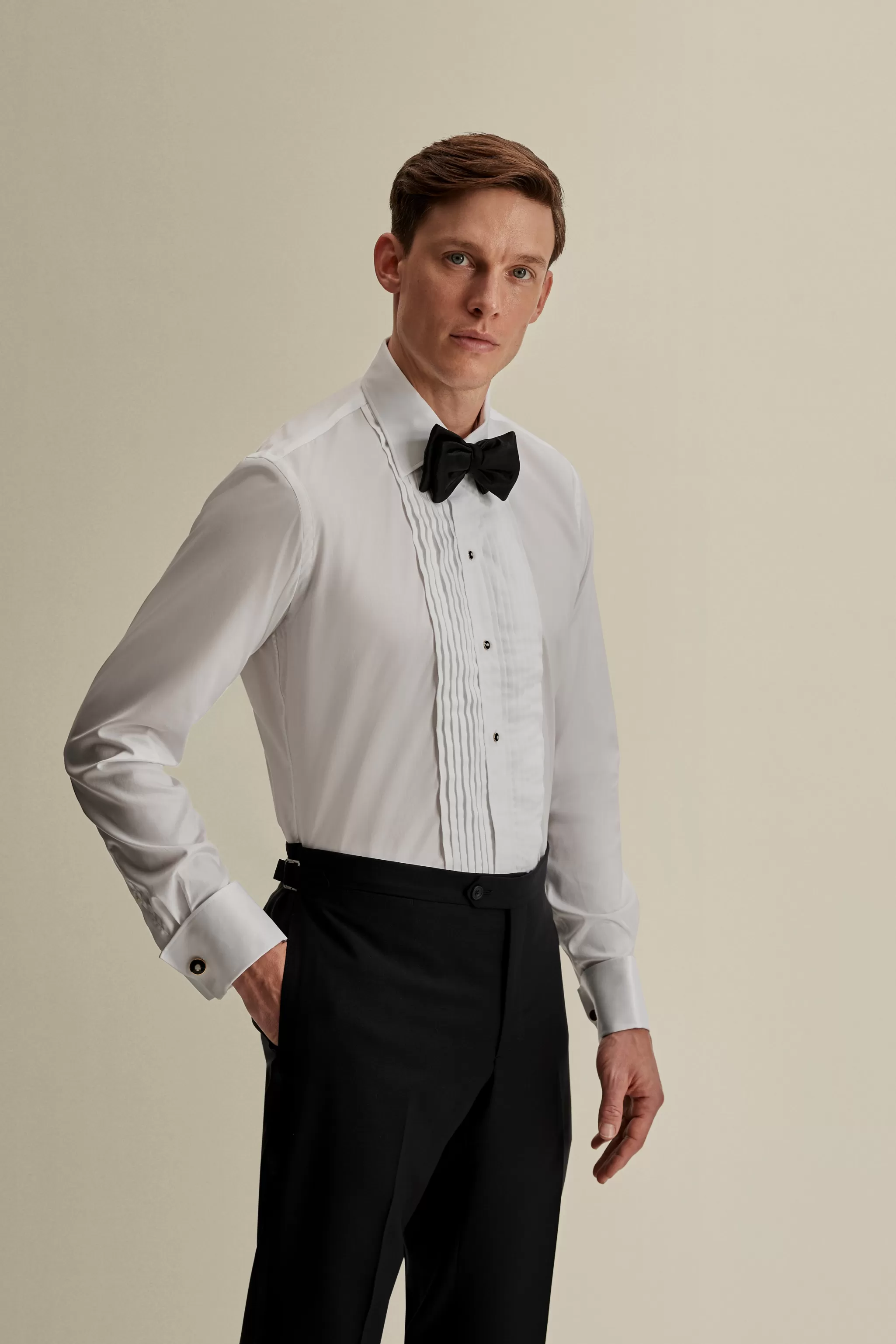 Thom Sweeney Shirts*Cotton Duke of York Formal Shirt