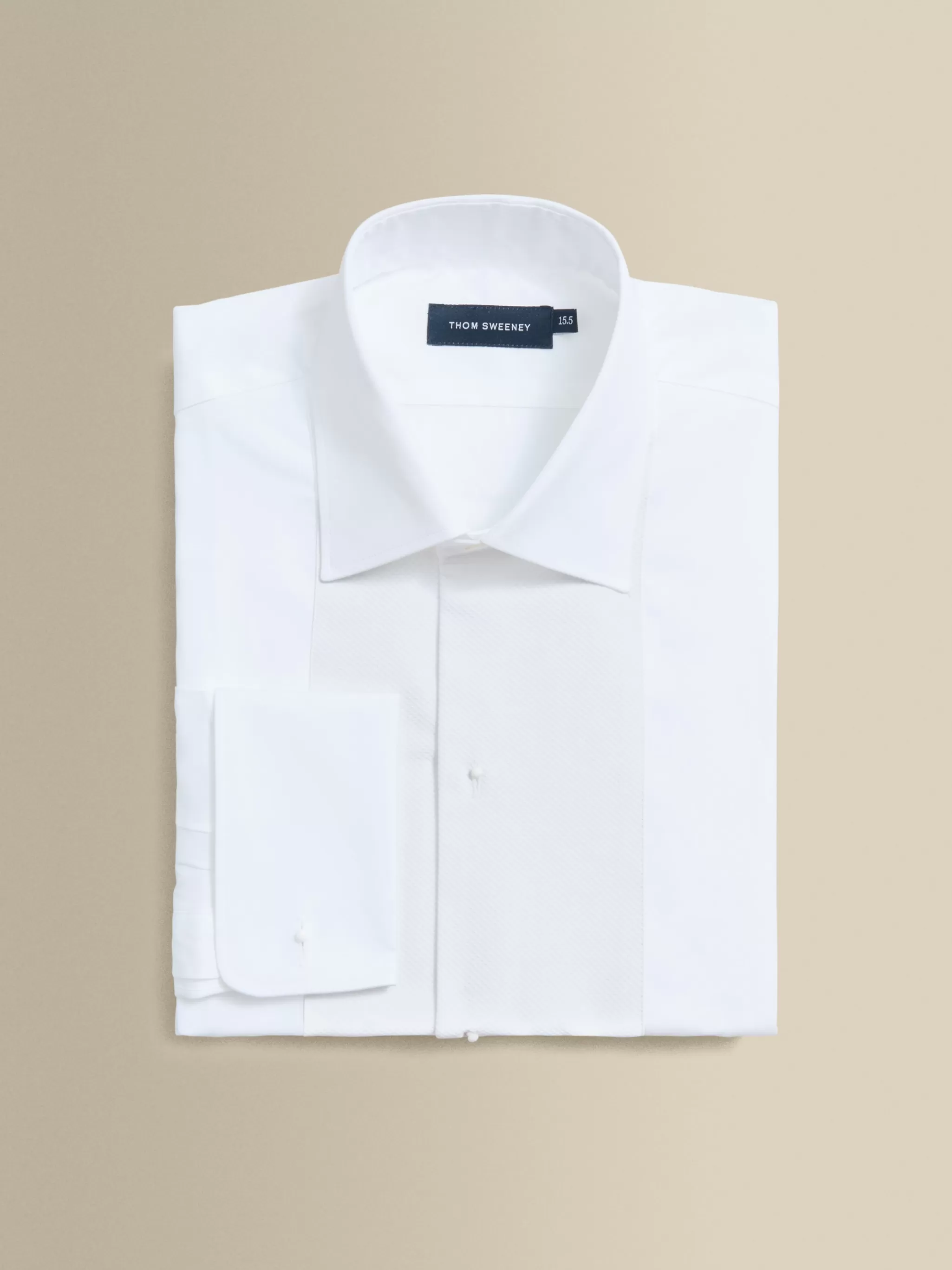 Thom Sweeney Shirts*Cotton Marcella Bib Front Formal Shirt