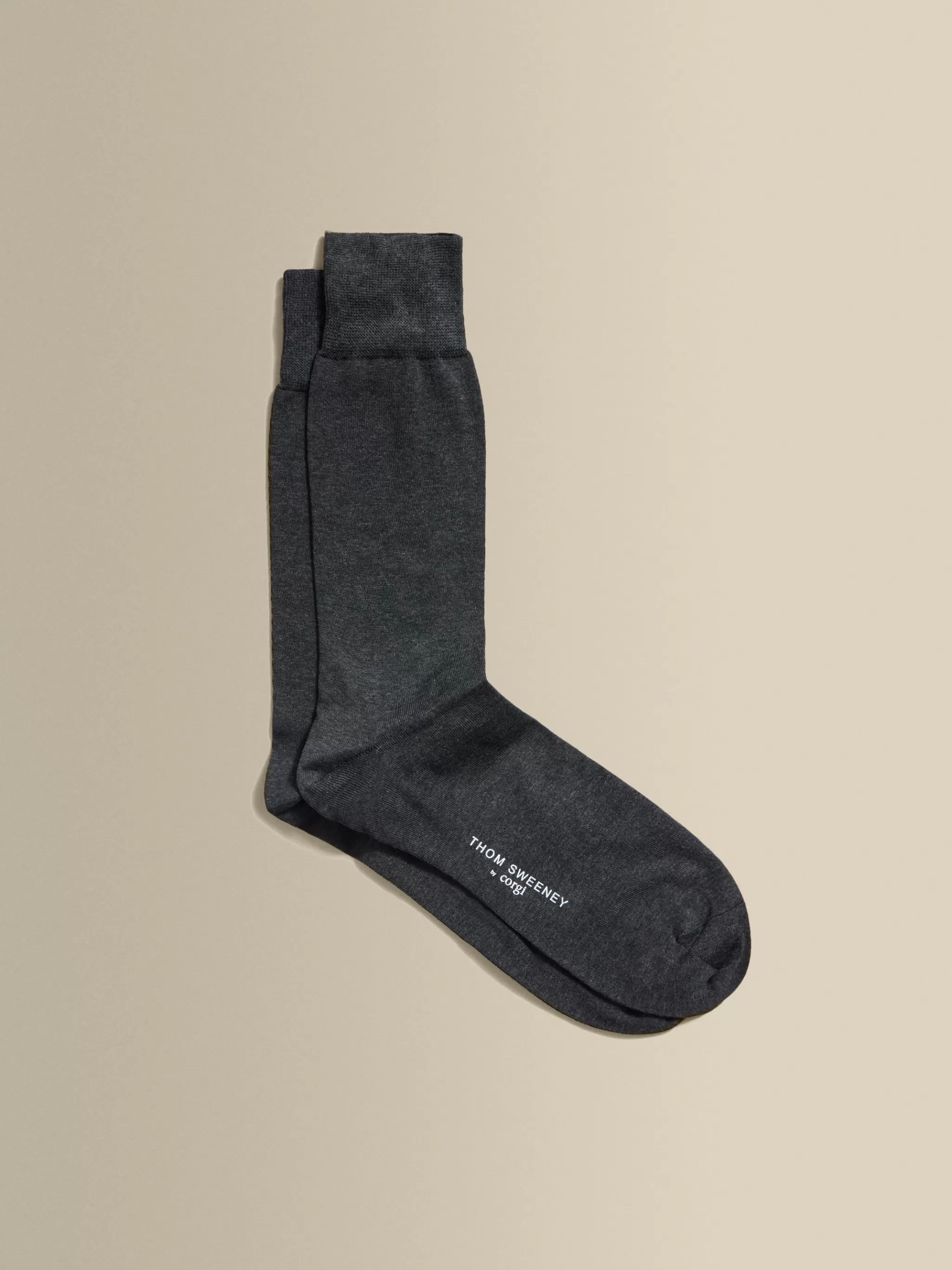 Thom Sweeney Accessories*Cotton Plain Dress Sock