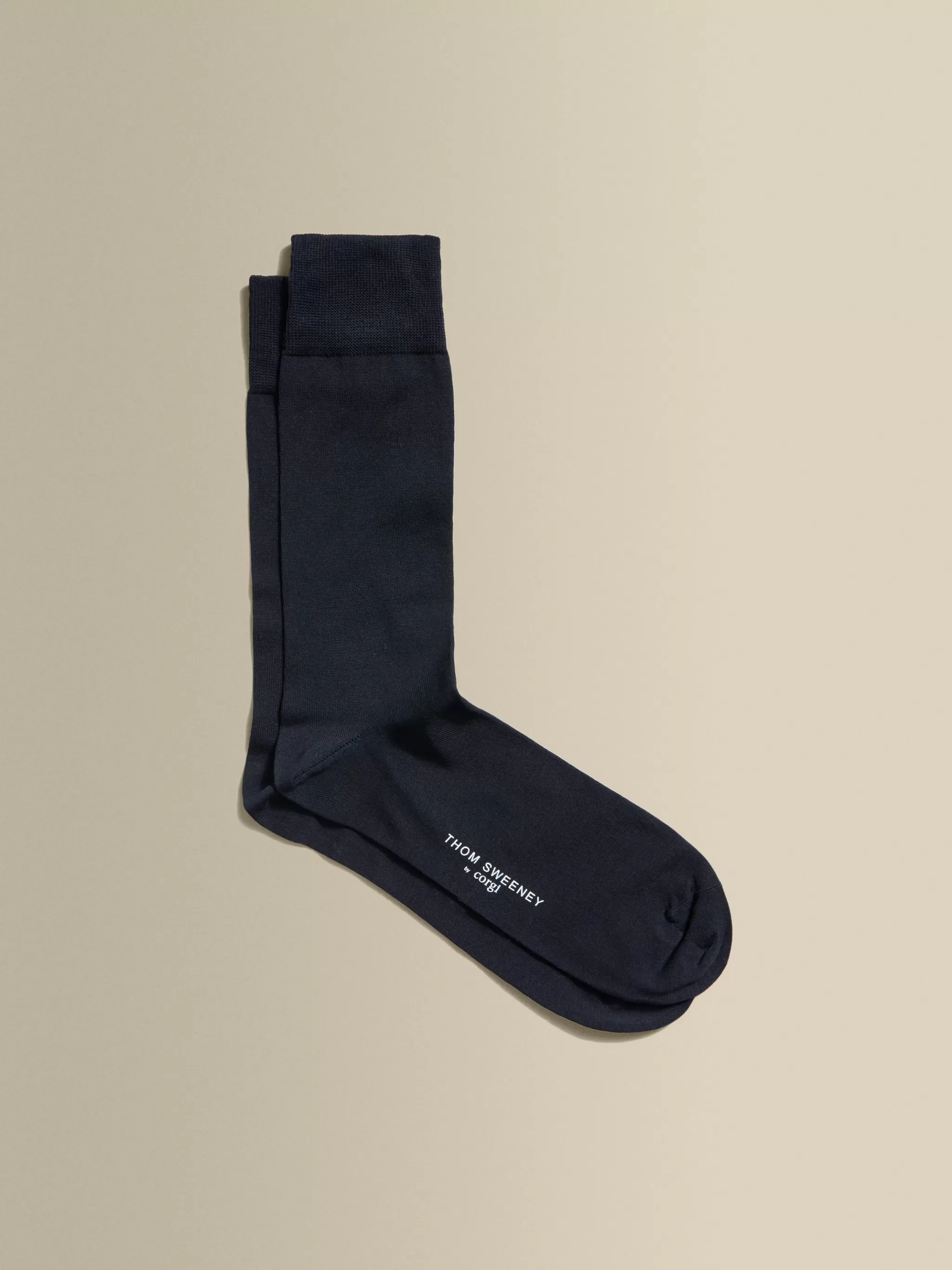 Thom Sweeney Accessories*Cotton Plain Dress Sock