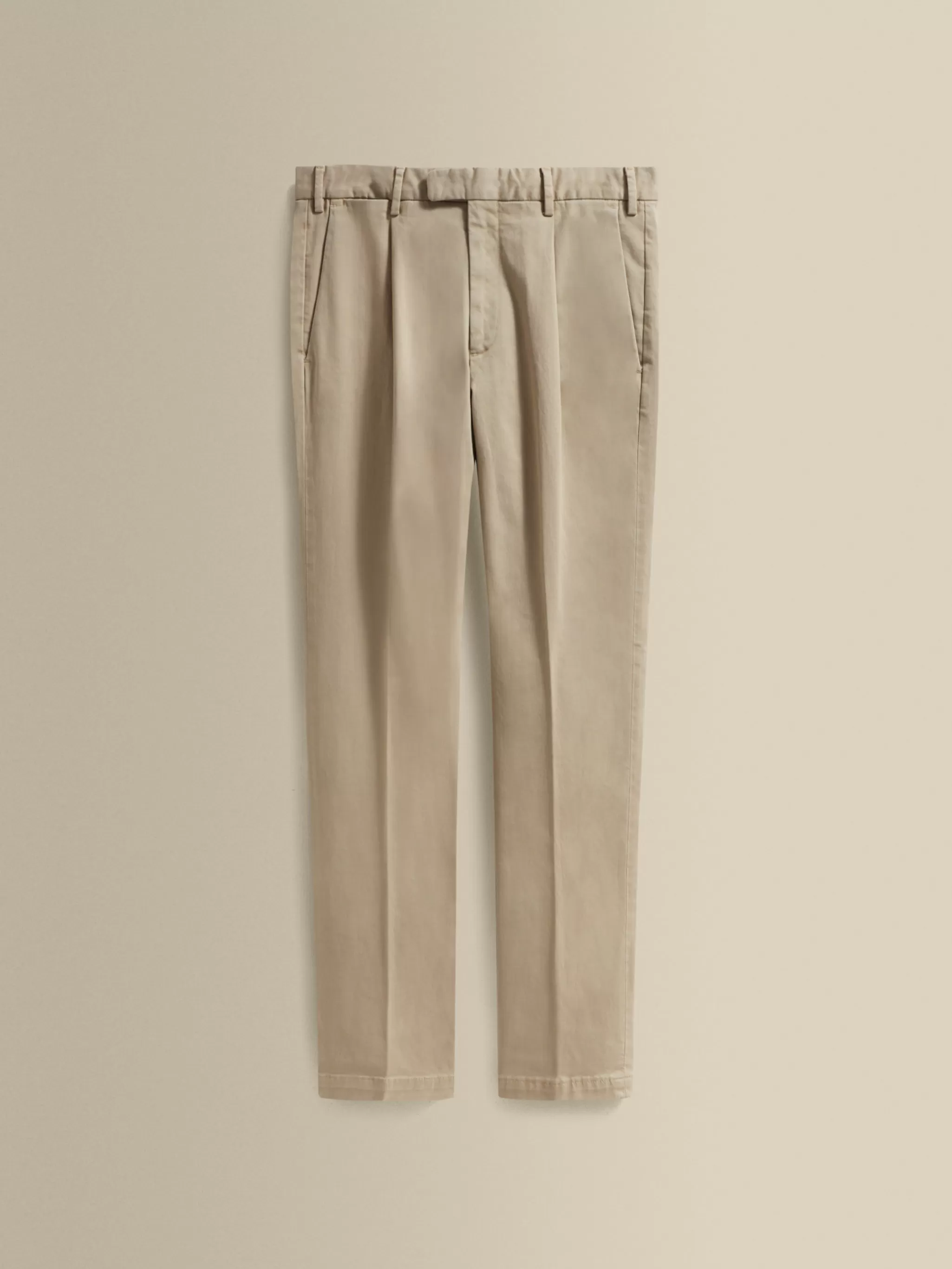 Thom Sweeney Trousers & Shorts*Cotton Single Pleat Chinos