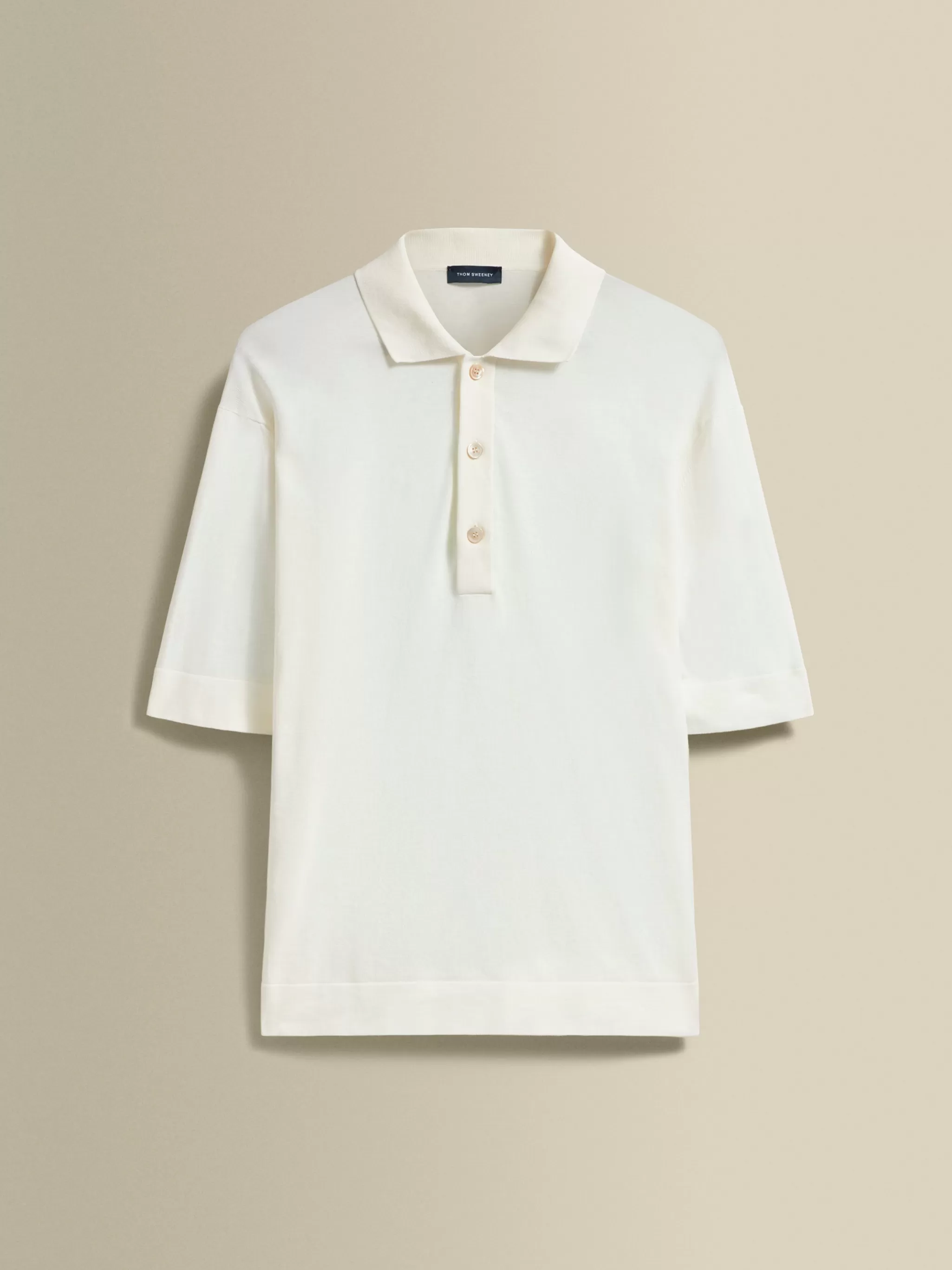 Thom Sweeney T-Shirts & Polos | Knitwear*Crepe Cotton Polo Shirt