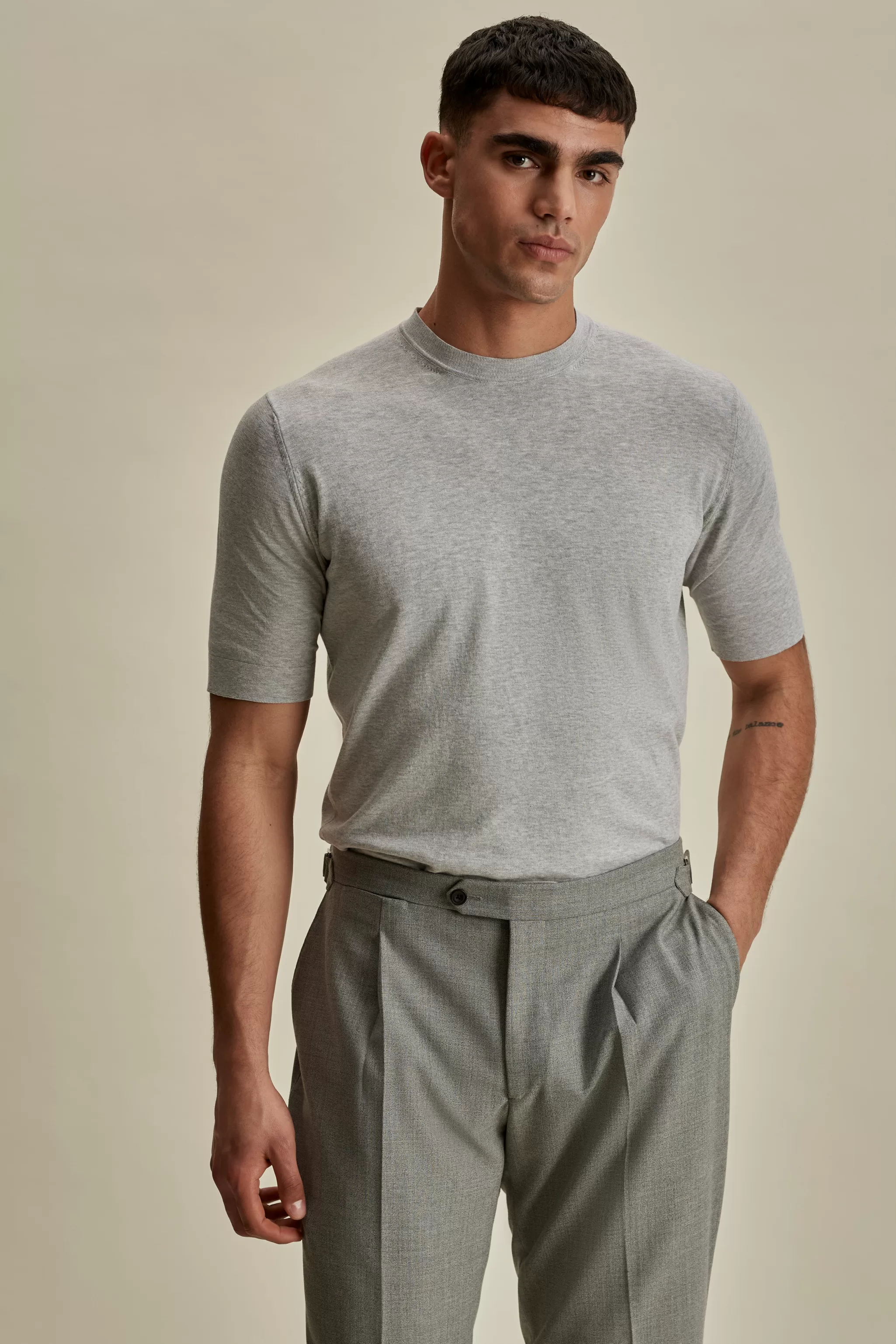 Thom Sweeney T-Shirts & Polos*Crepe Cotton T-Shirt