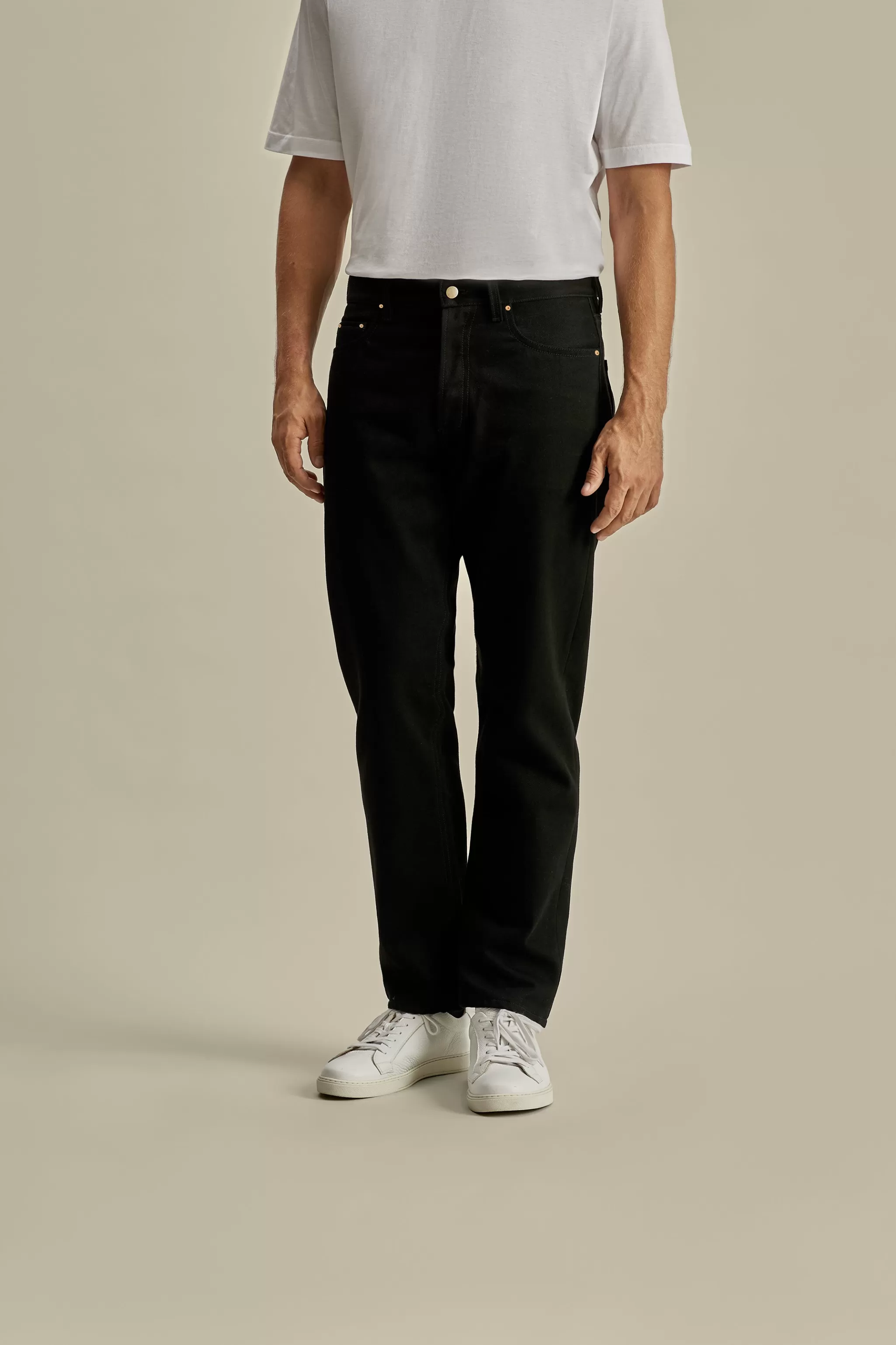 Thom Sweeney Trousers & Shorts*Denim Easy Fit Jeans