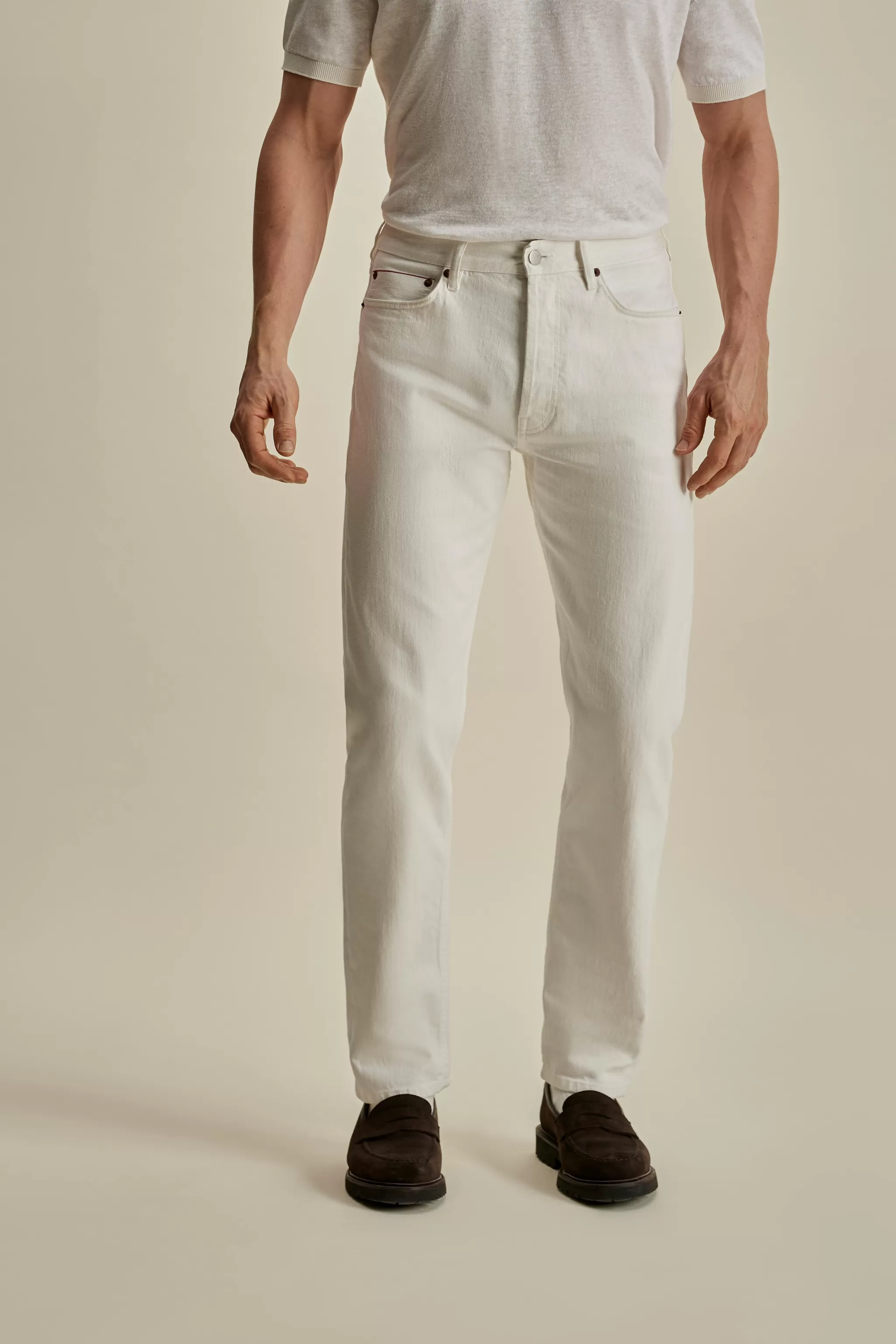 Thom Sweeney Trousers & Shorts*Denim Easy Fit Jeans