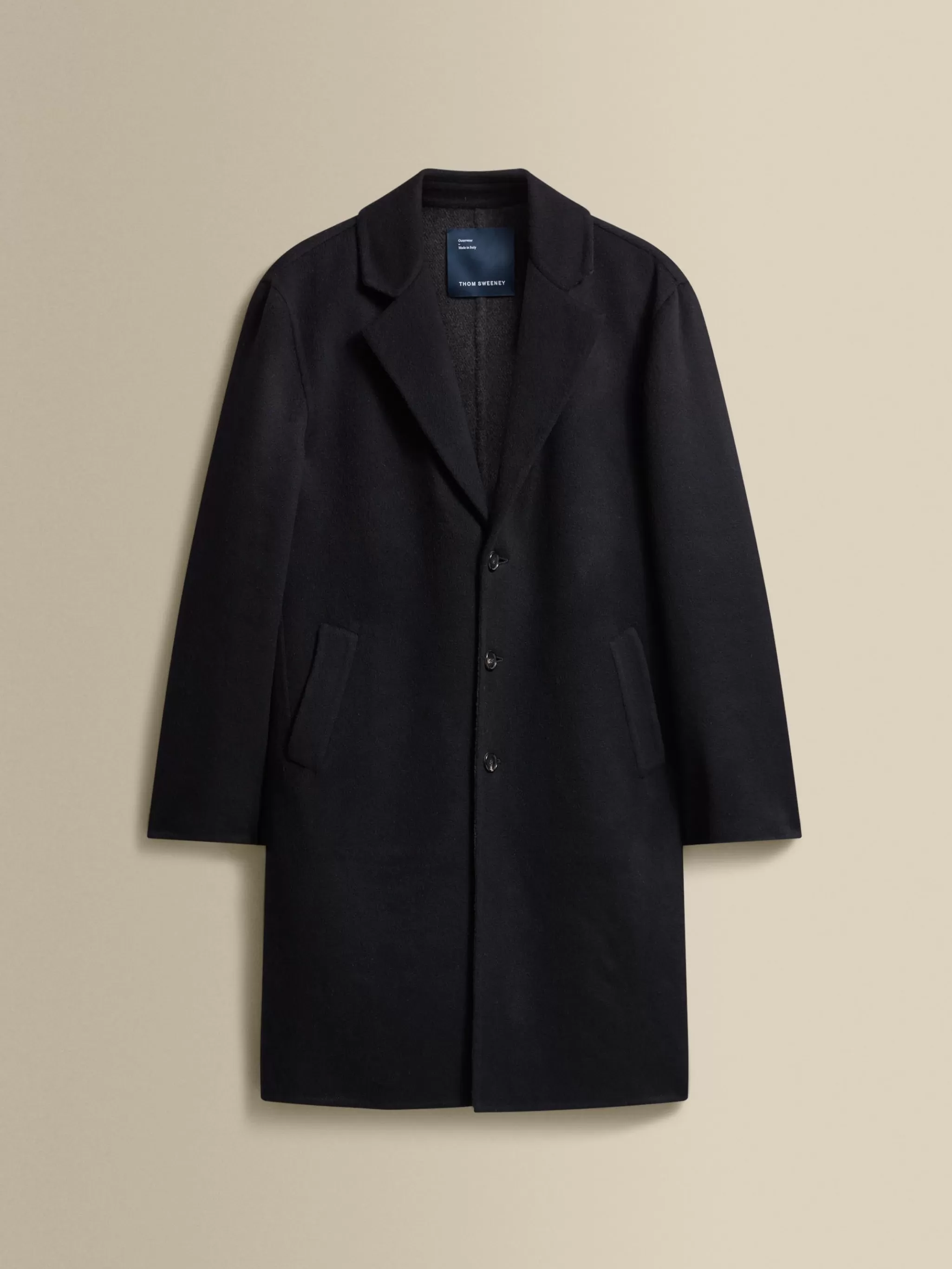 Thom Sweeney Outerwear*Double Faced Cashmere Single Breasted Overcoat