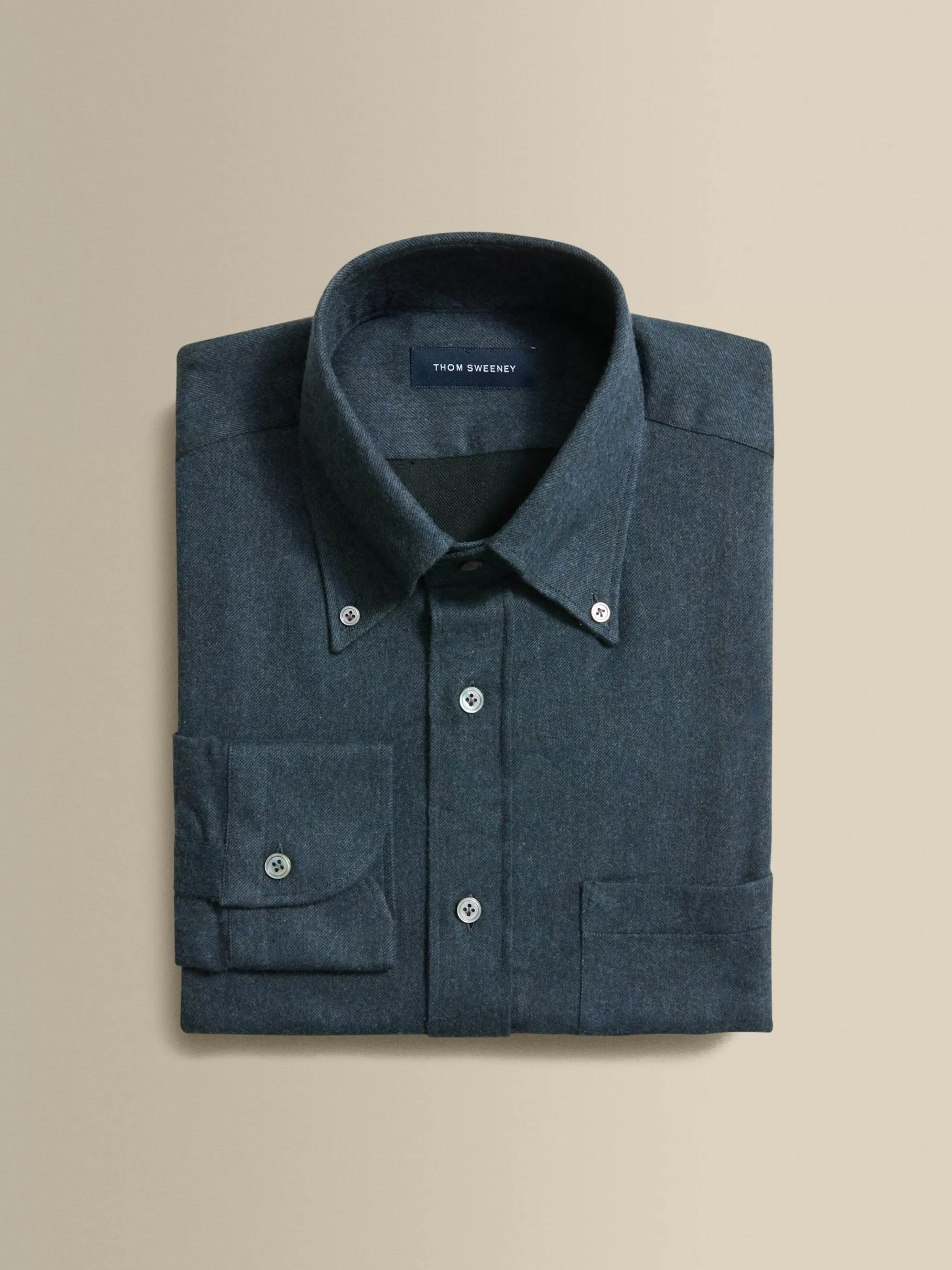 Thom Sweeney Shirts*Flannel Button Down Collar Shirt