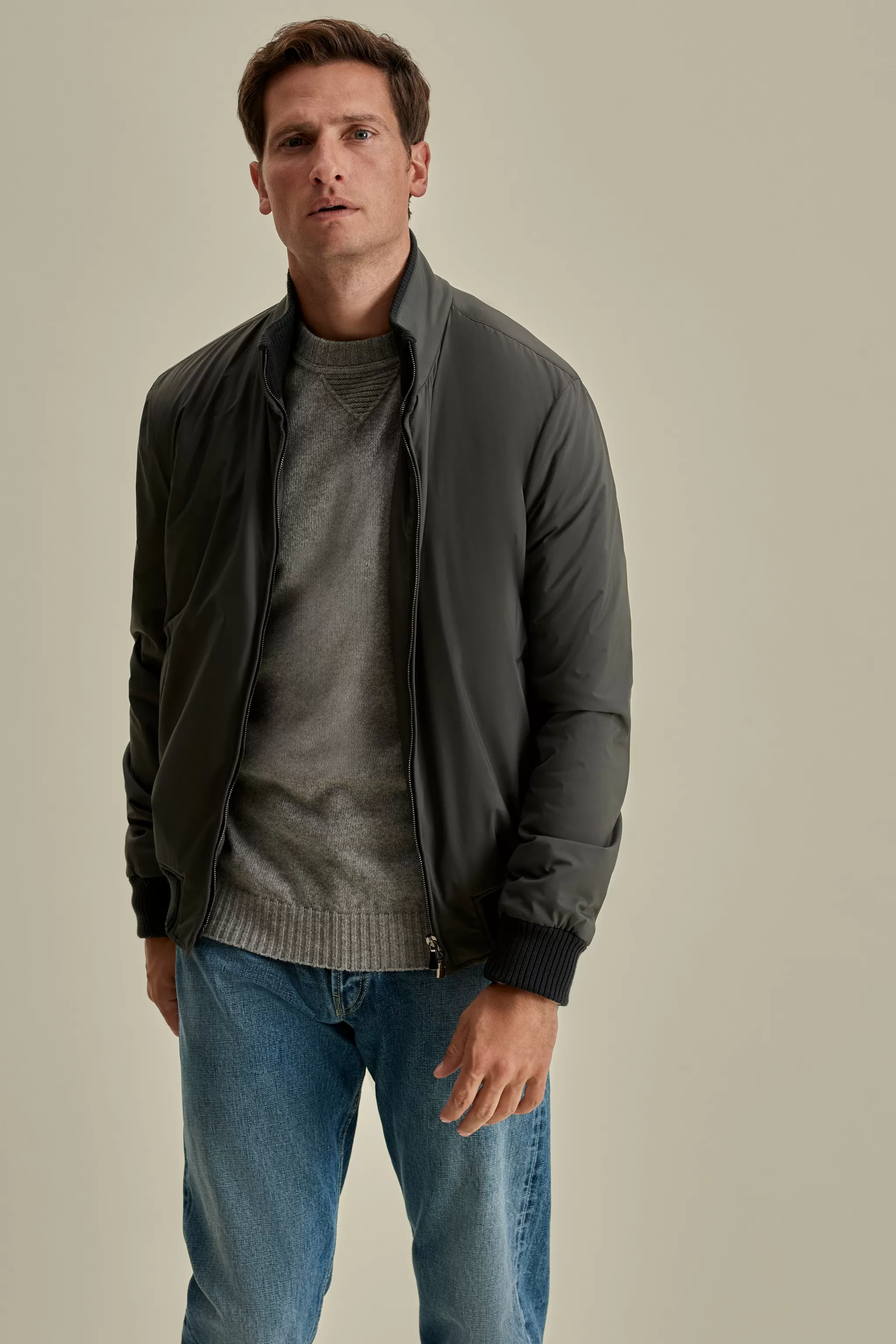 Thom Sweeney Outerwear*Japanese Nylon Bomber Jacket