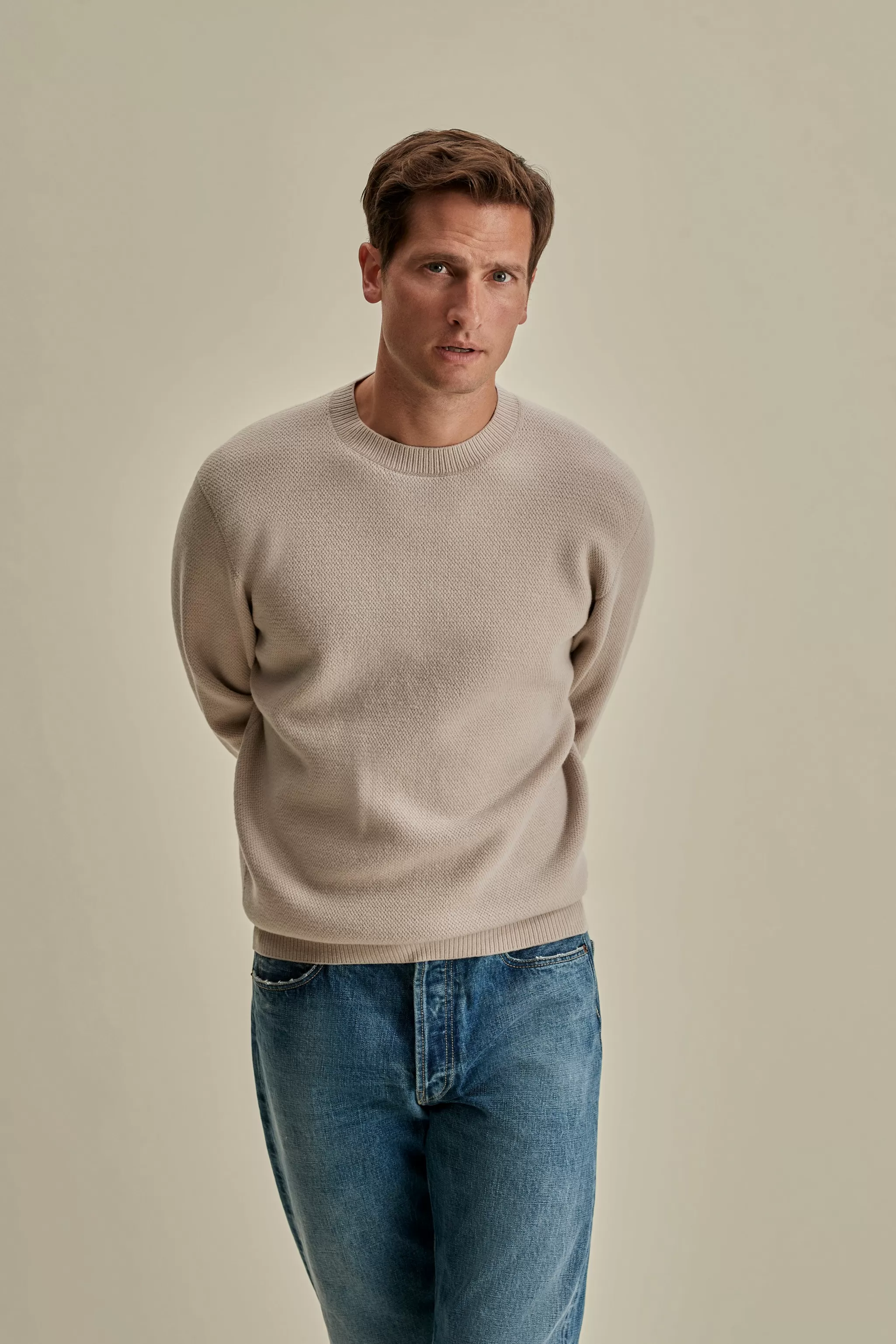 Thom Sweeney Knitwear*Japanese Wool Crew Neck Sweater