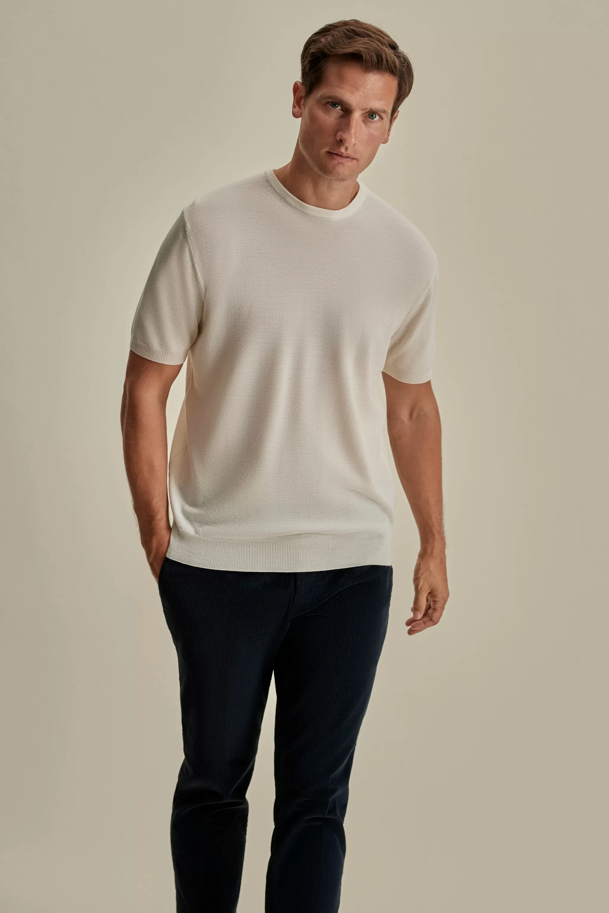 Thom Sweeney T-Shirts & Polos | Knitwear*Knitted Merino Wool T-Shirt