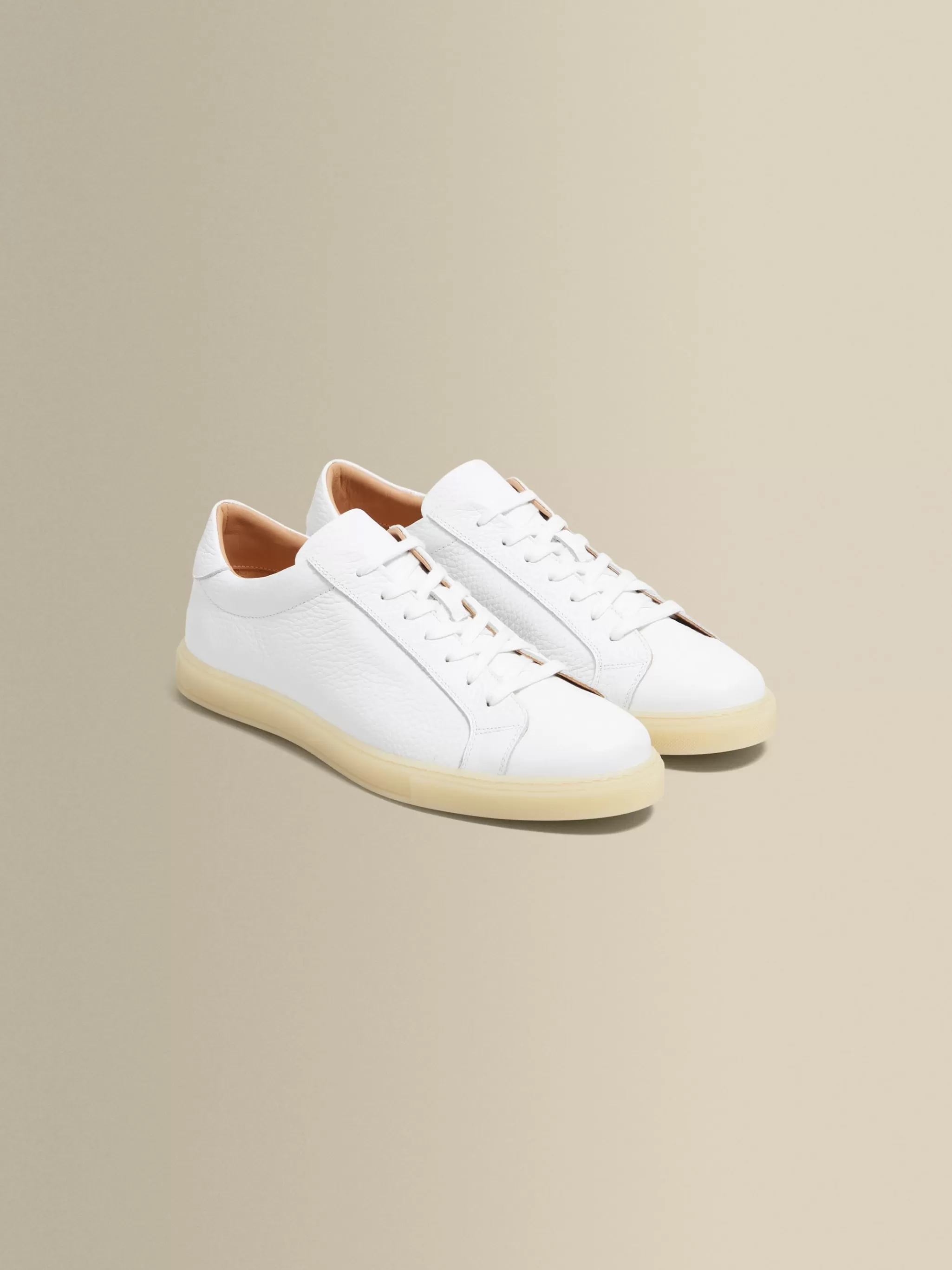 Thom Sweeney Shoes*Leather Sneakers With Gum Sole