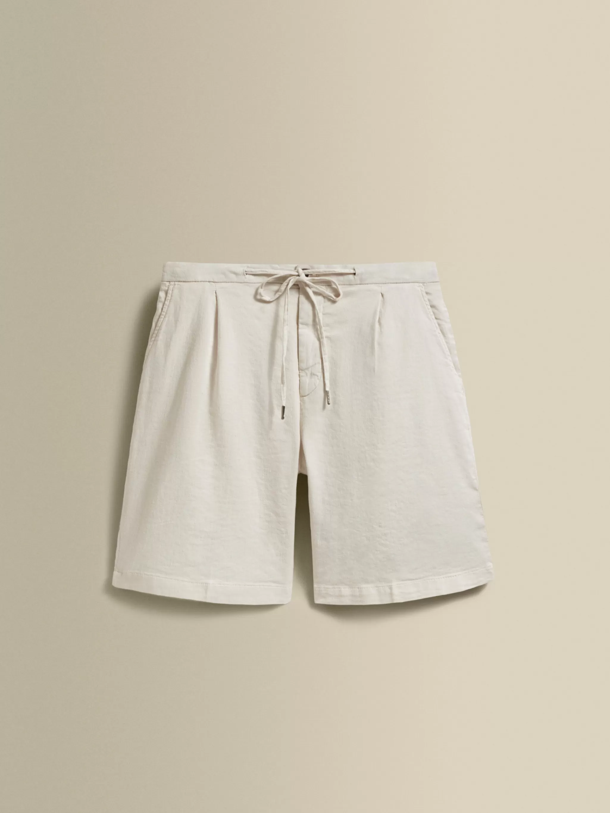 Thom Sweeney Trousers & Shorts*Linen Jersey Pleated Shorts