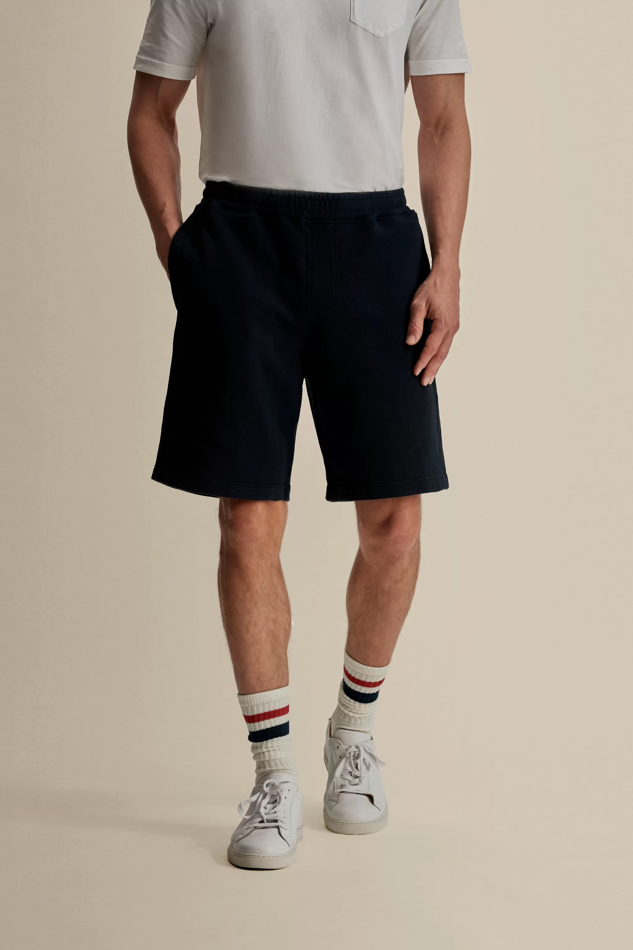 Thom Sweeney Loungewear | Trousers & Shorts*Loopback Cotton Drawstring Shorts