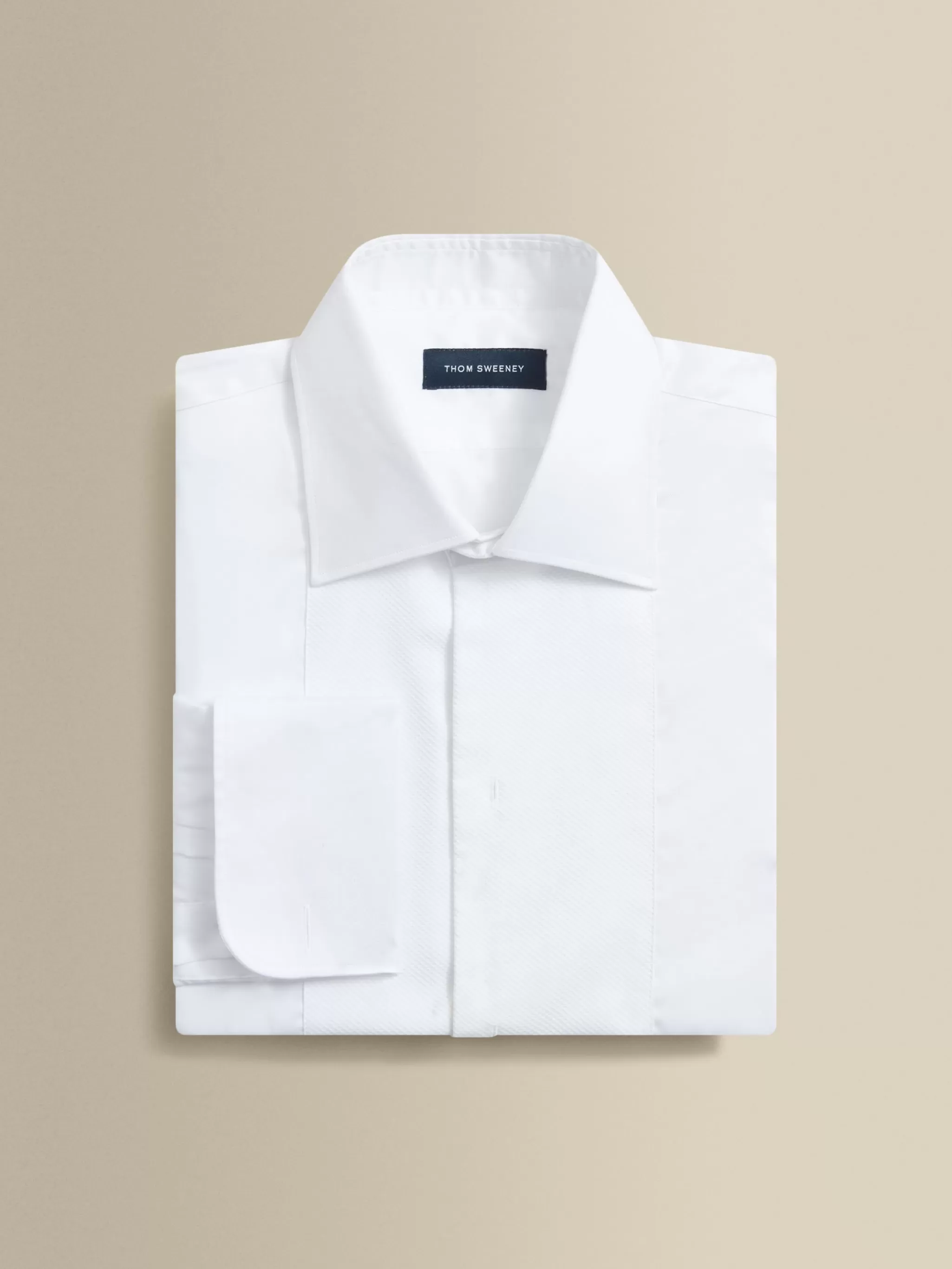 Thom Sweeney Shirts*Marcella Bib Front Cotton Formal Shirt