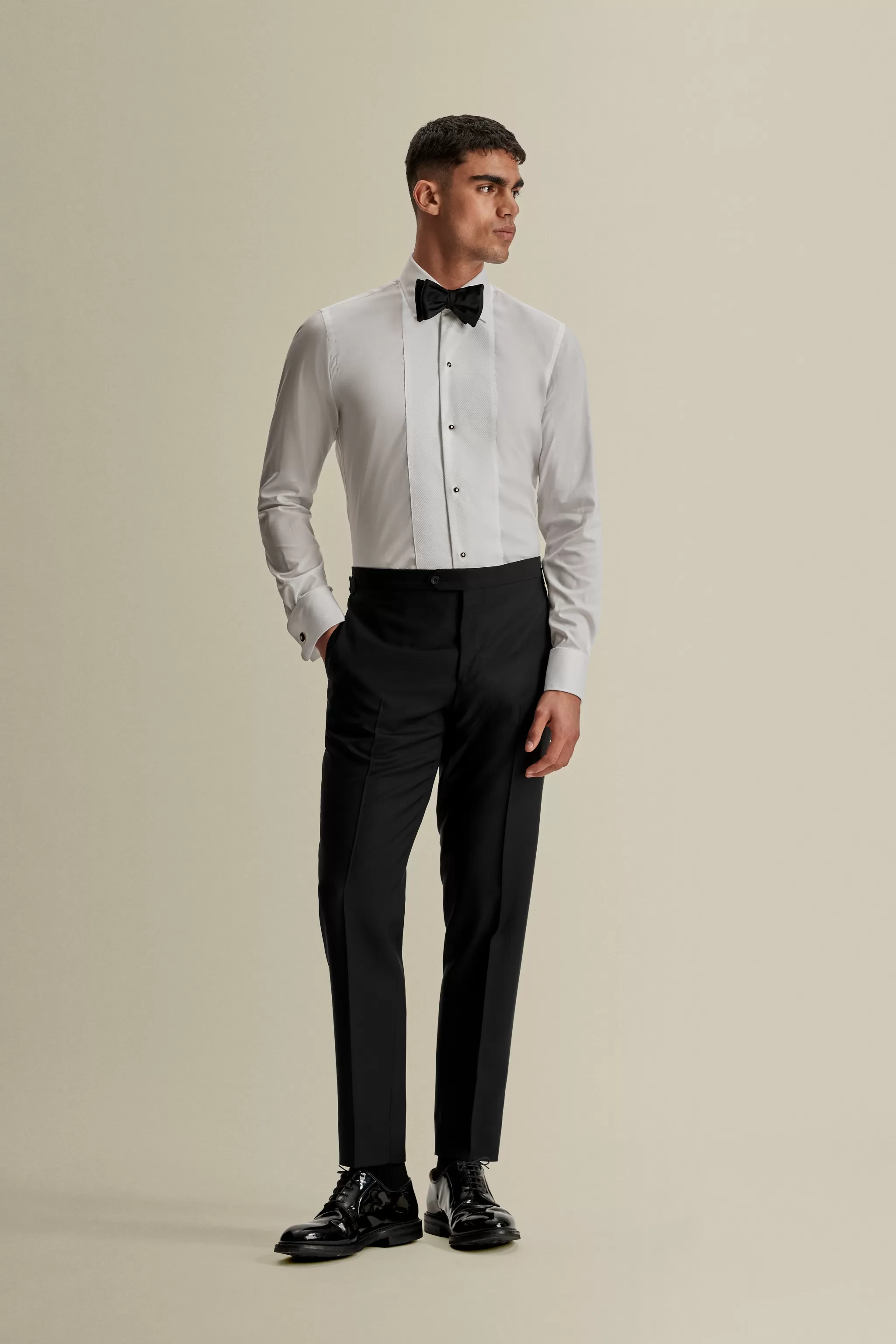 Thom Sweeney Shirts*Marcella Bib Front Cotton Formal Shirt