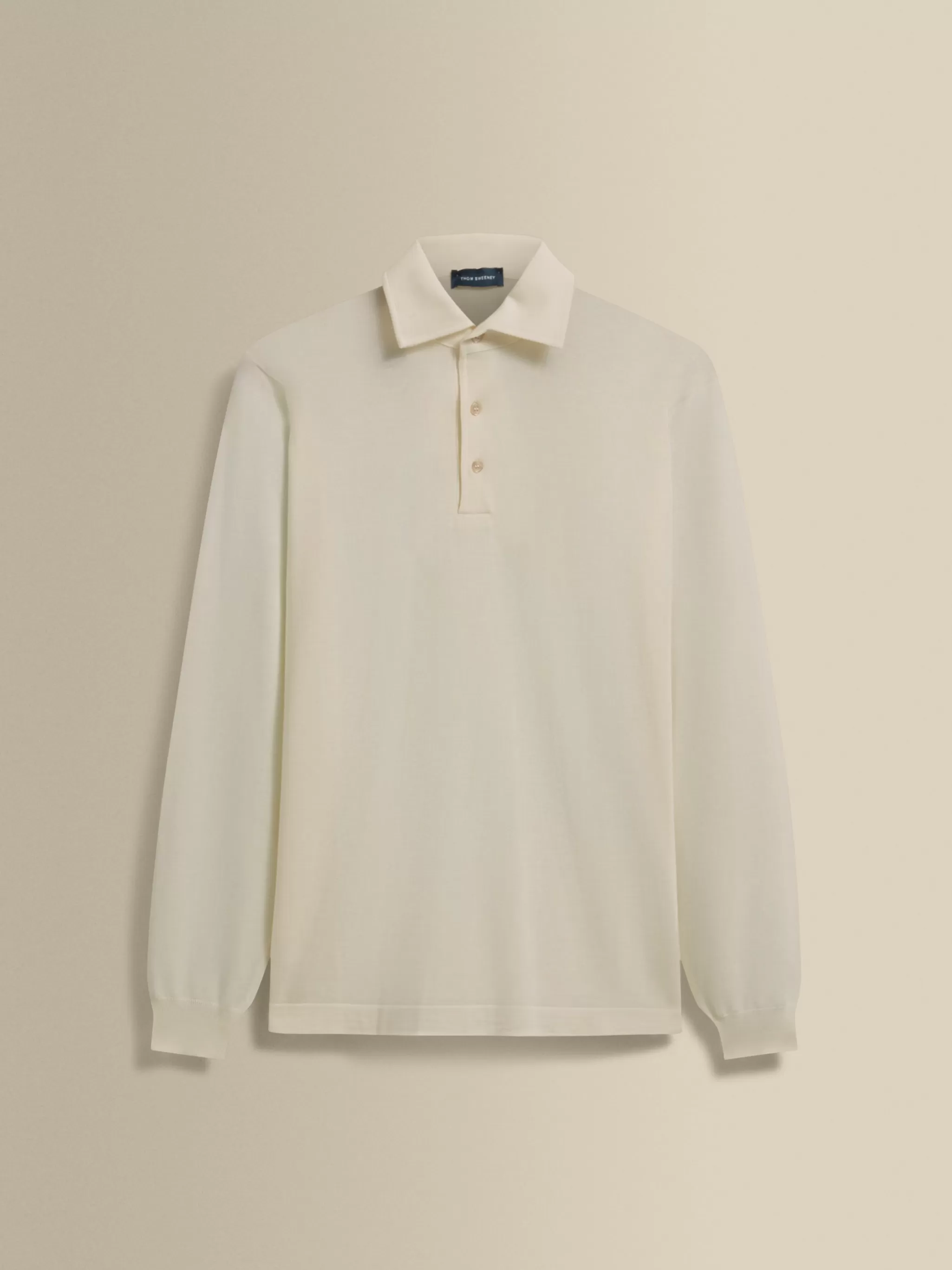 Thom Sweeney T-Shirts & Polos | Knitwear*Merino Wool Extrafine Long Sleeve Polo Shirt