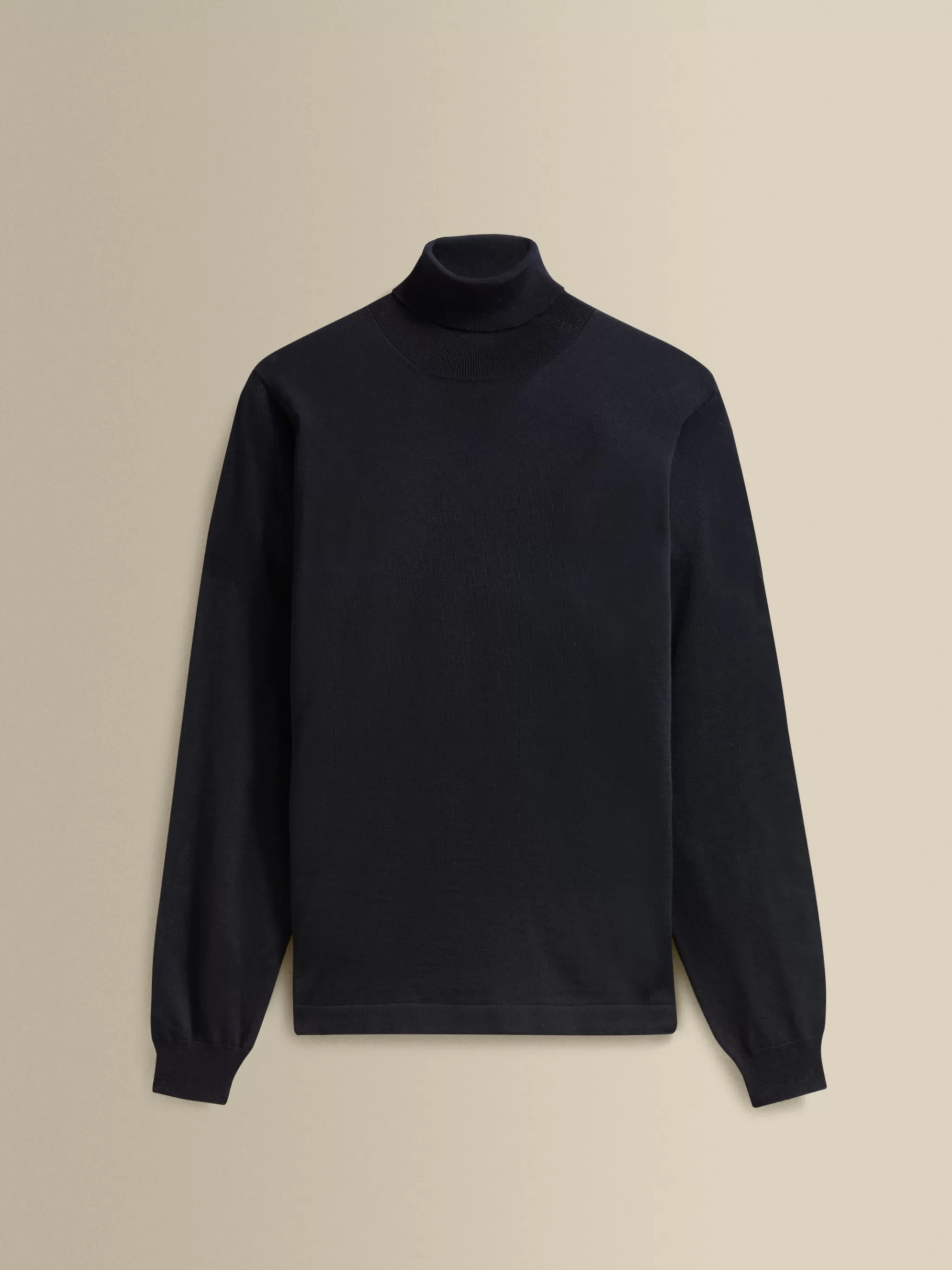 Thom Sweeney Knitwear*Merino Wool Extrafine Roll Neck Sweater