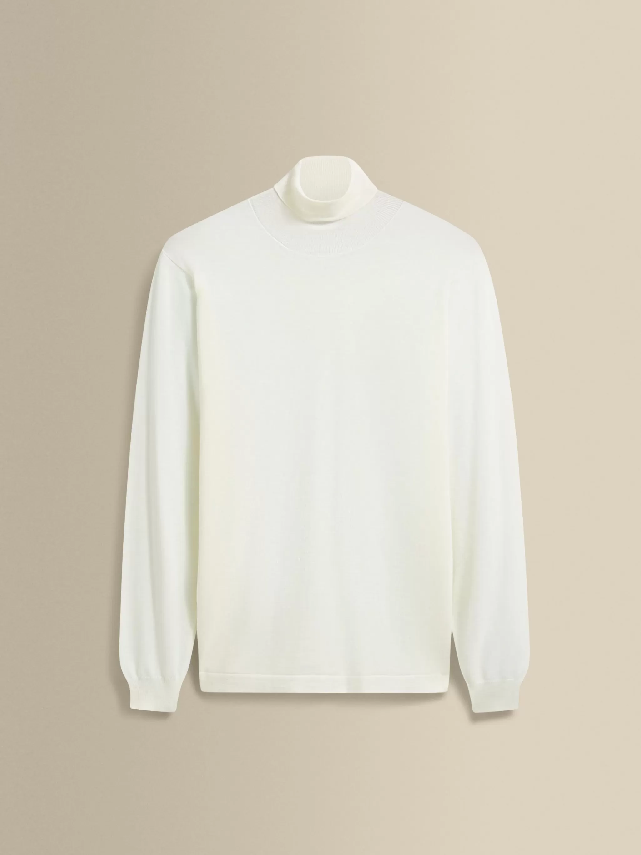 Thom Sweeney Knitwear*Merino Wool Extrafine Roll Neck Sweater