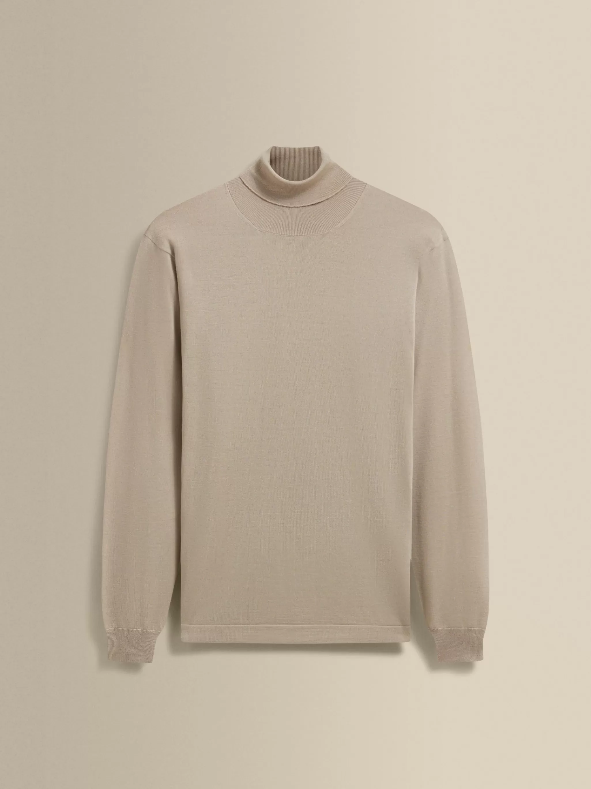 Thom Sweeney Knitwear*Merino Wool Extrafine Roll Neck Sweater