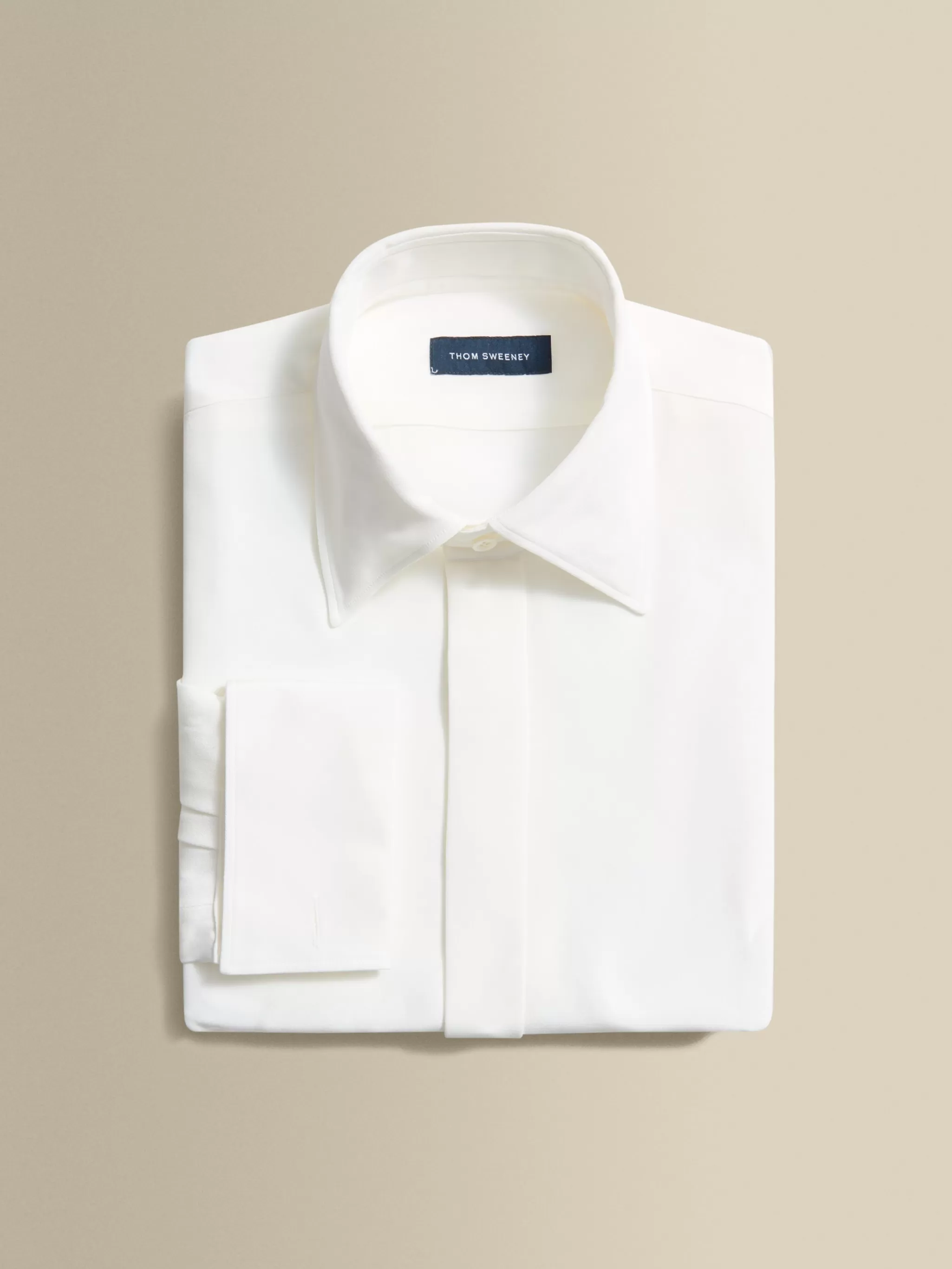 Thom Sweeney Shirts*Silk Lecce Collar Fly Front Shirt