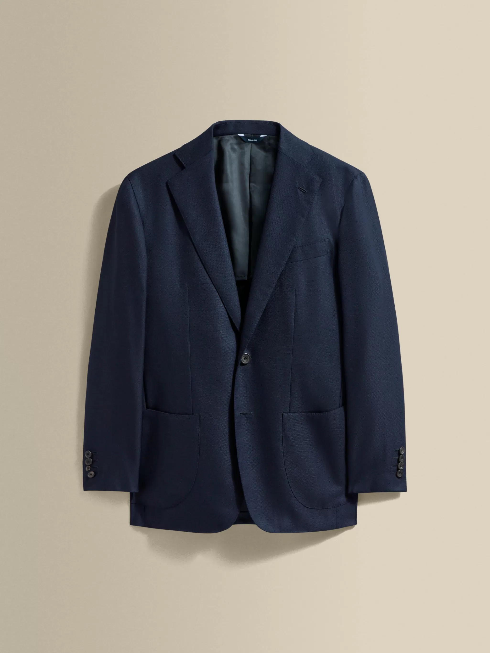 Thom Sweeney Tailoring*Single Breasted Wool Hopsack Jacket