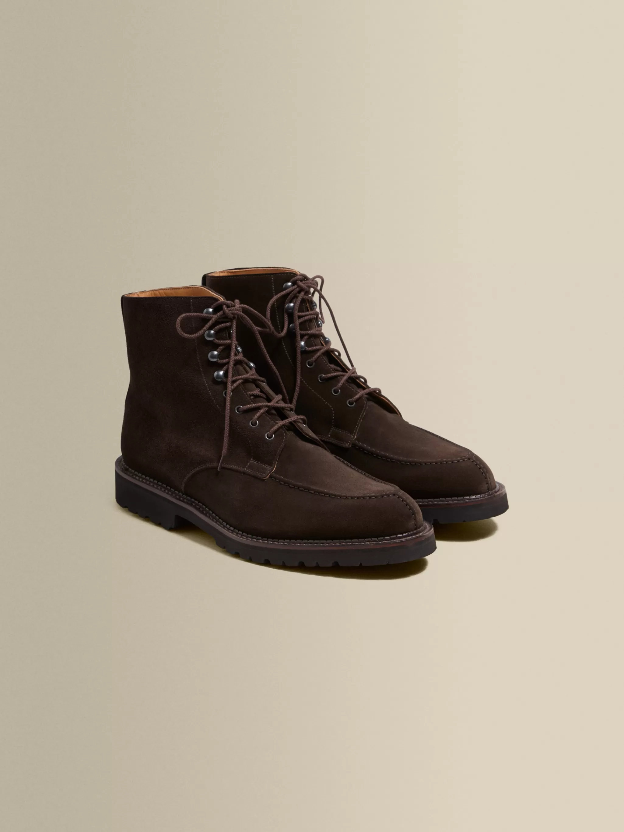 Thom Sweeney Shoes*Split Suede Indy Boots