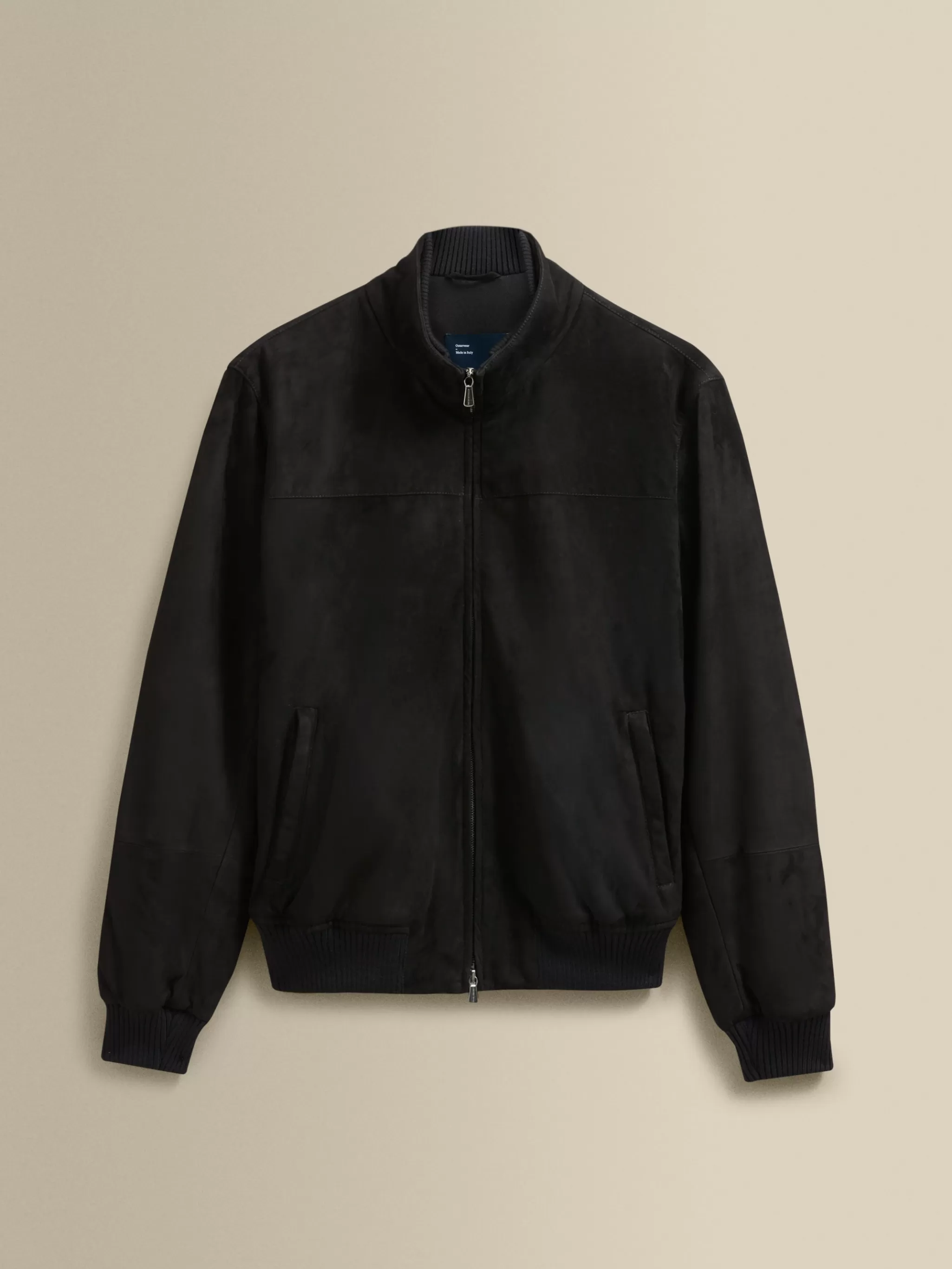 Thom Sweeney Outerwear*Suede Bomber Jacket