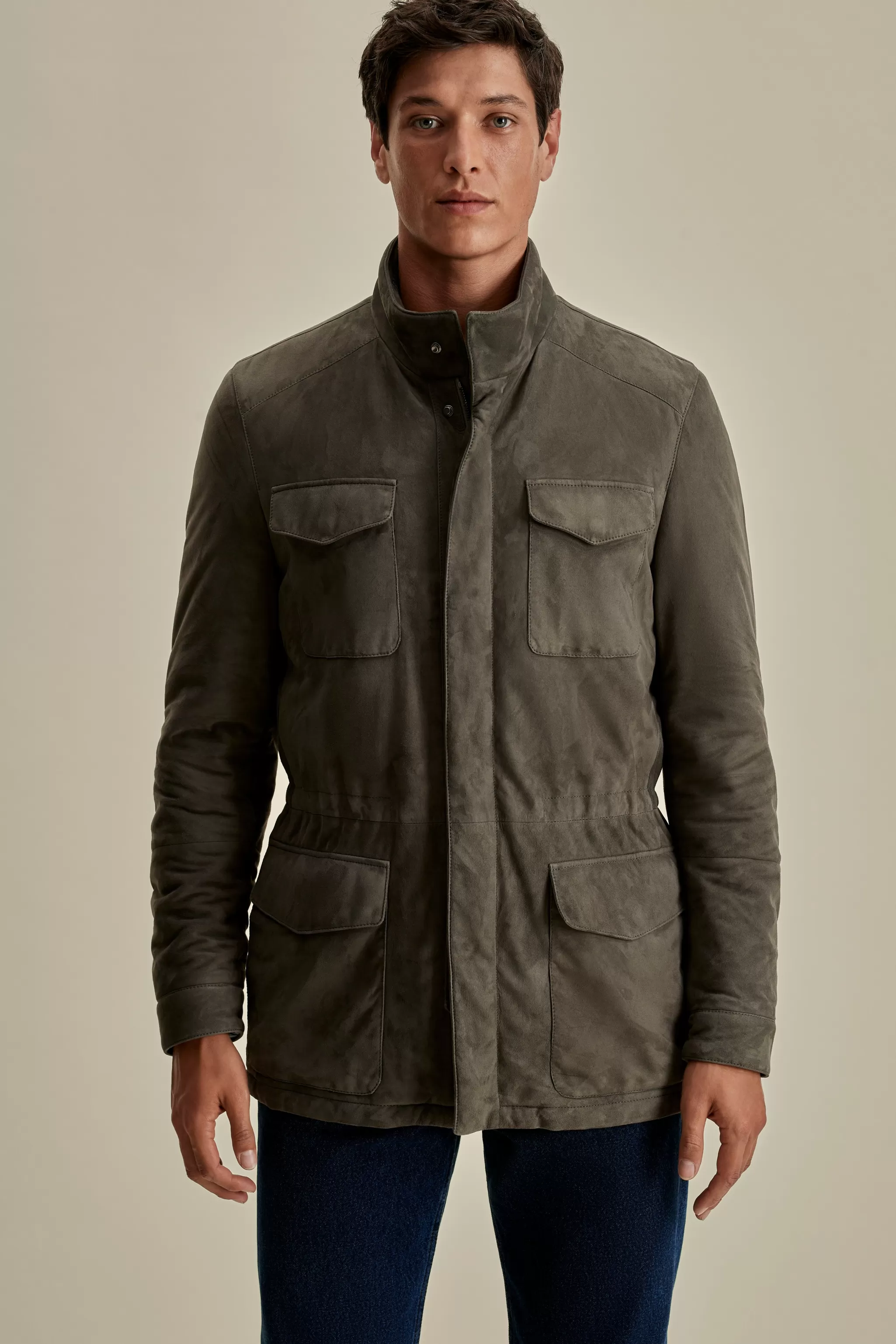 Thom Sweeney Outerwear*Suede Field Jacket