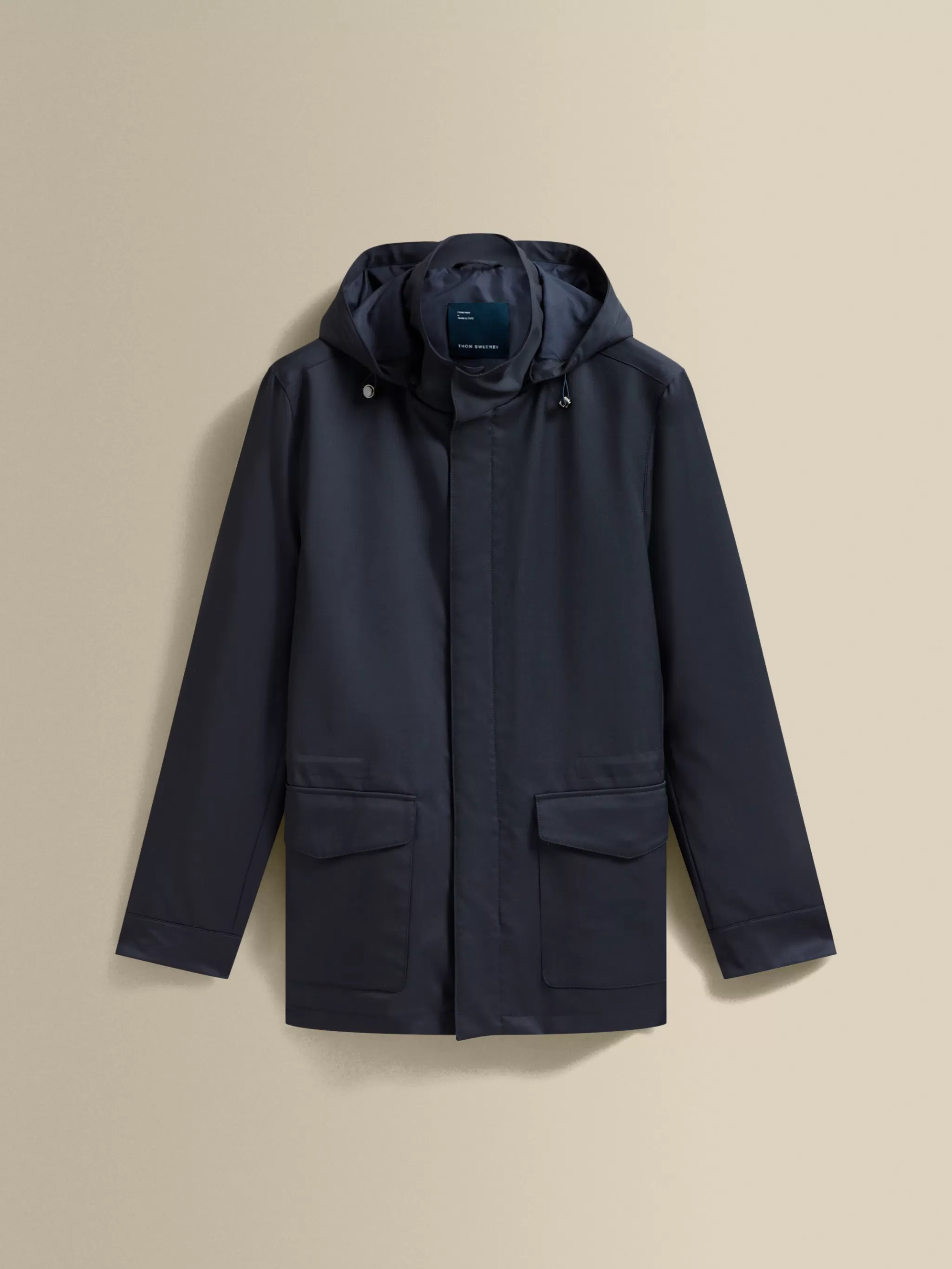 Thom Sweeney Outerwear*Technical Wool Rain Jacket
