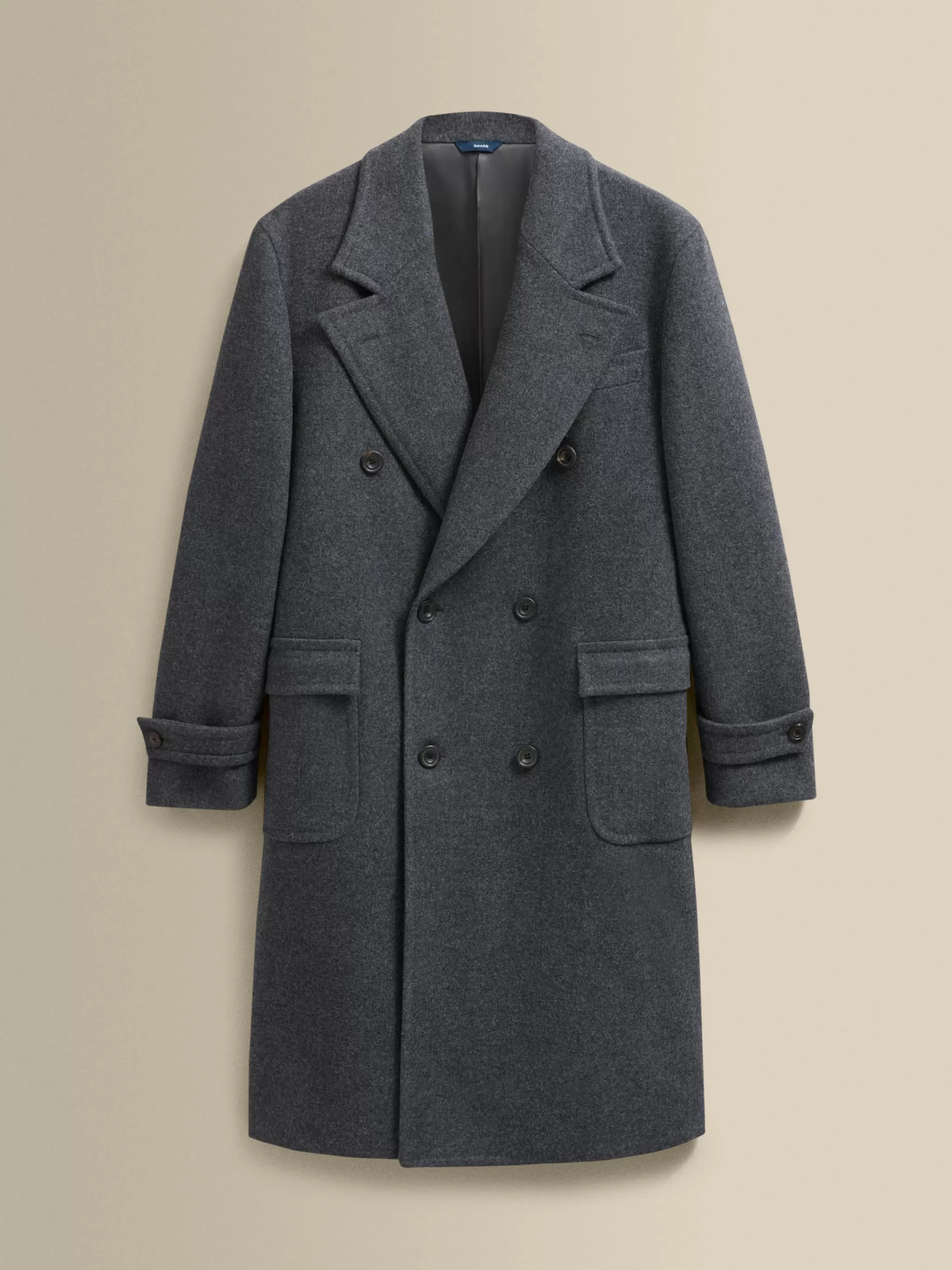 Thom Sweeney Outerwear | Tailoring*Wool Cashmere Unstructured Double Breasted Overcoat