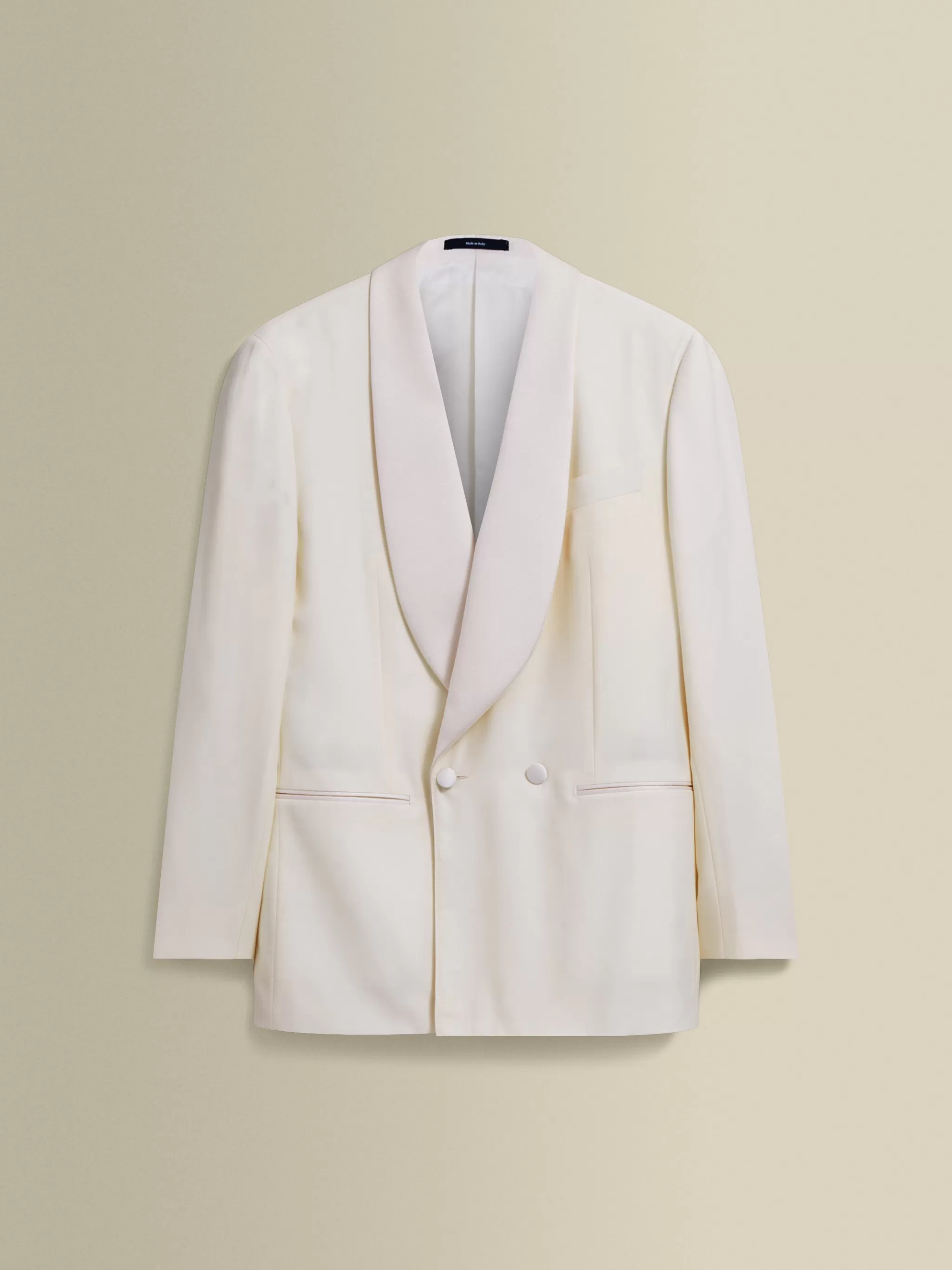 Thom Sweeney Tailoring*Wool Double Breasted Shawl Lapel Dinner Jacket