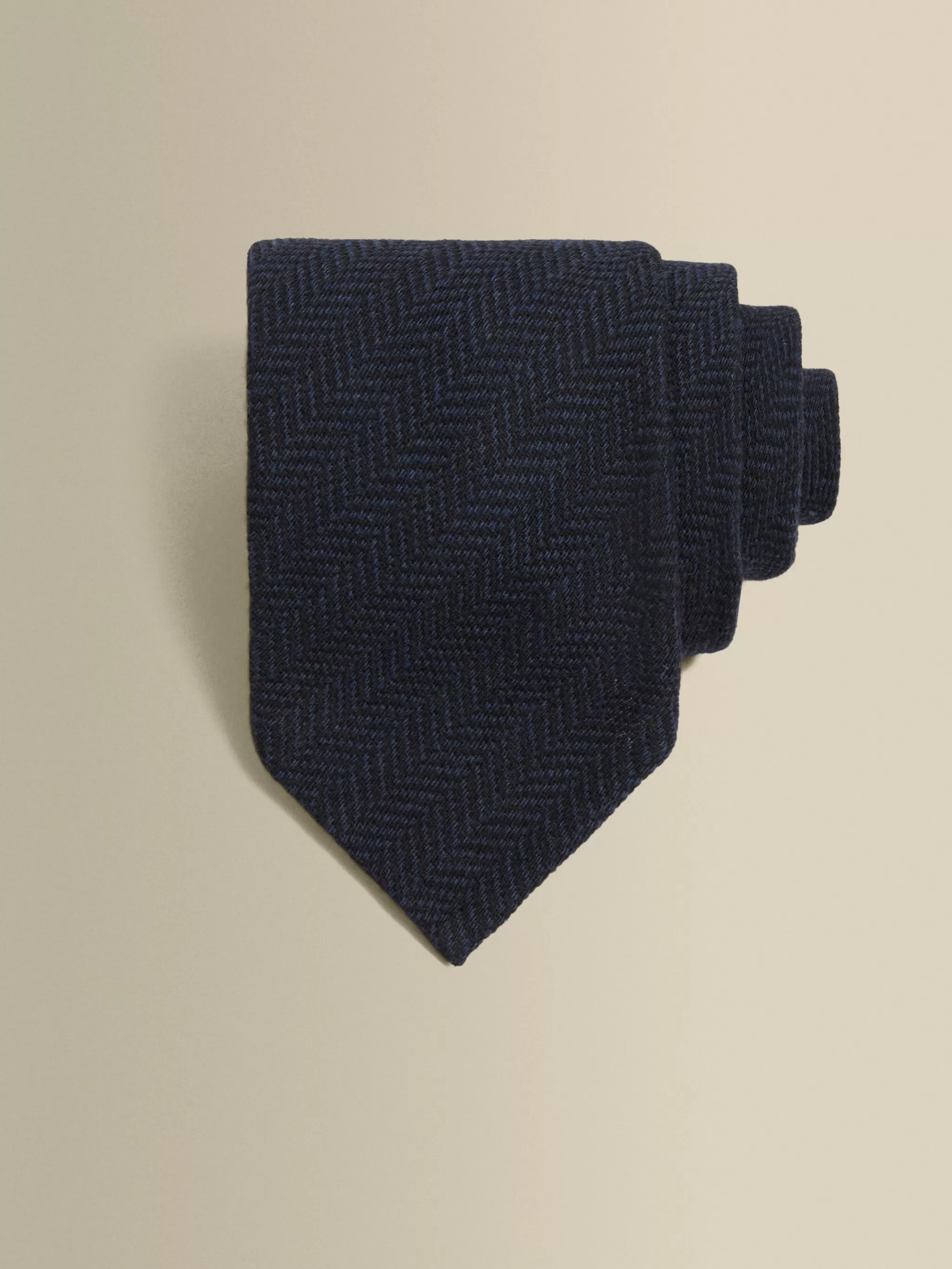 Thom Sweeney Accessories*Wool Herringbone Tie