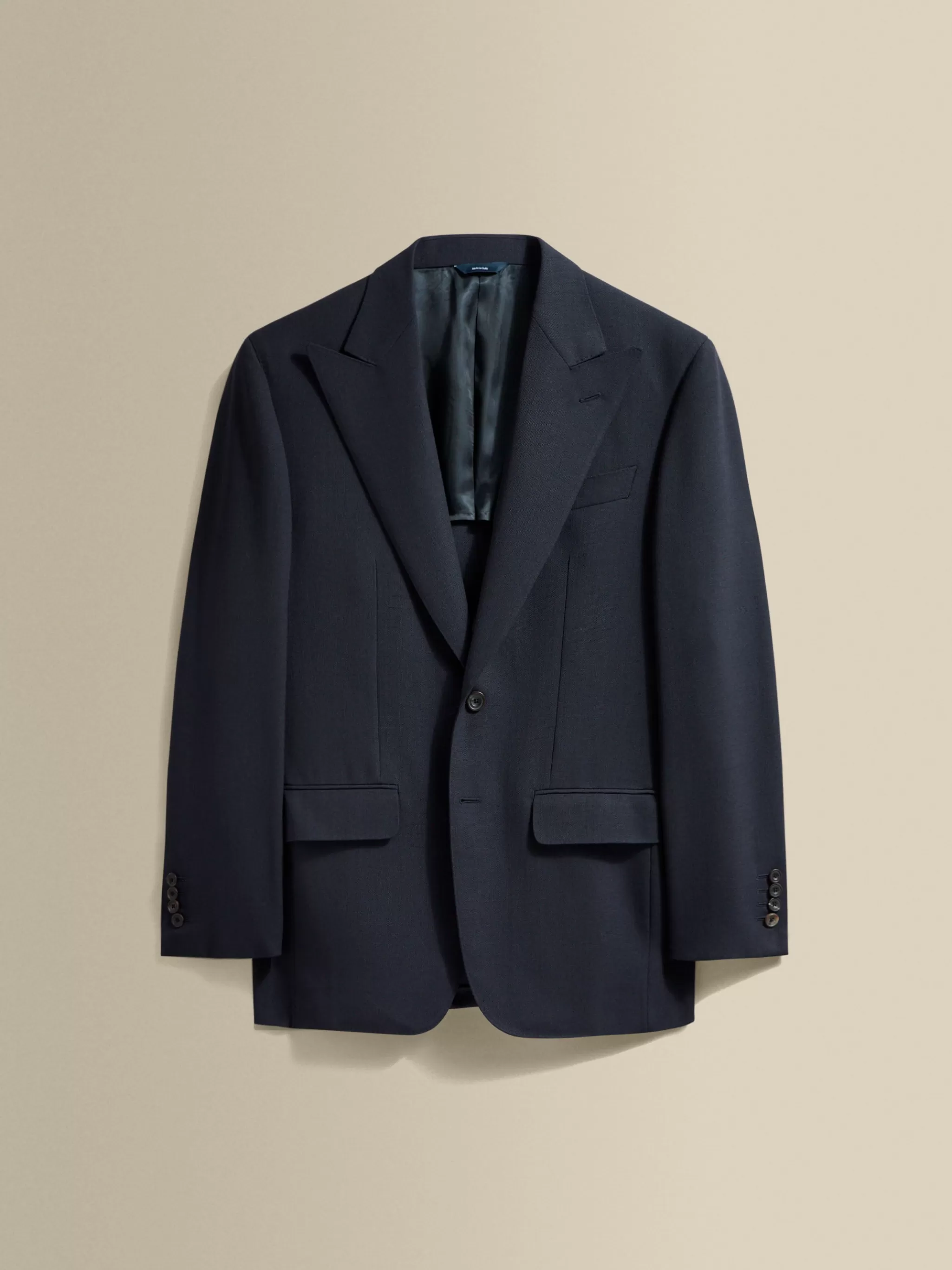 Thom Sweeney Tailoring*Wool Single Breasted Wide Peak Lapel Suit